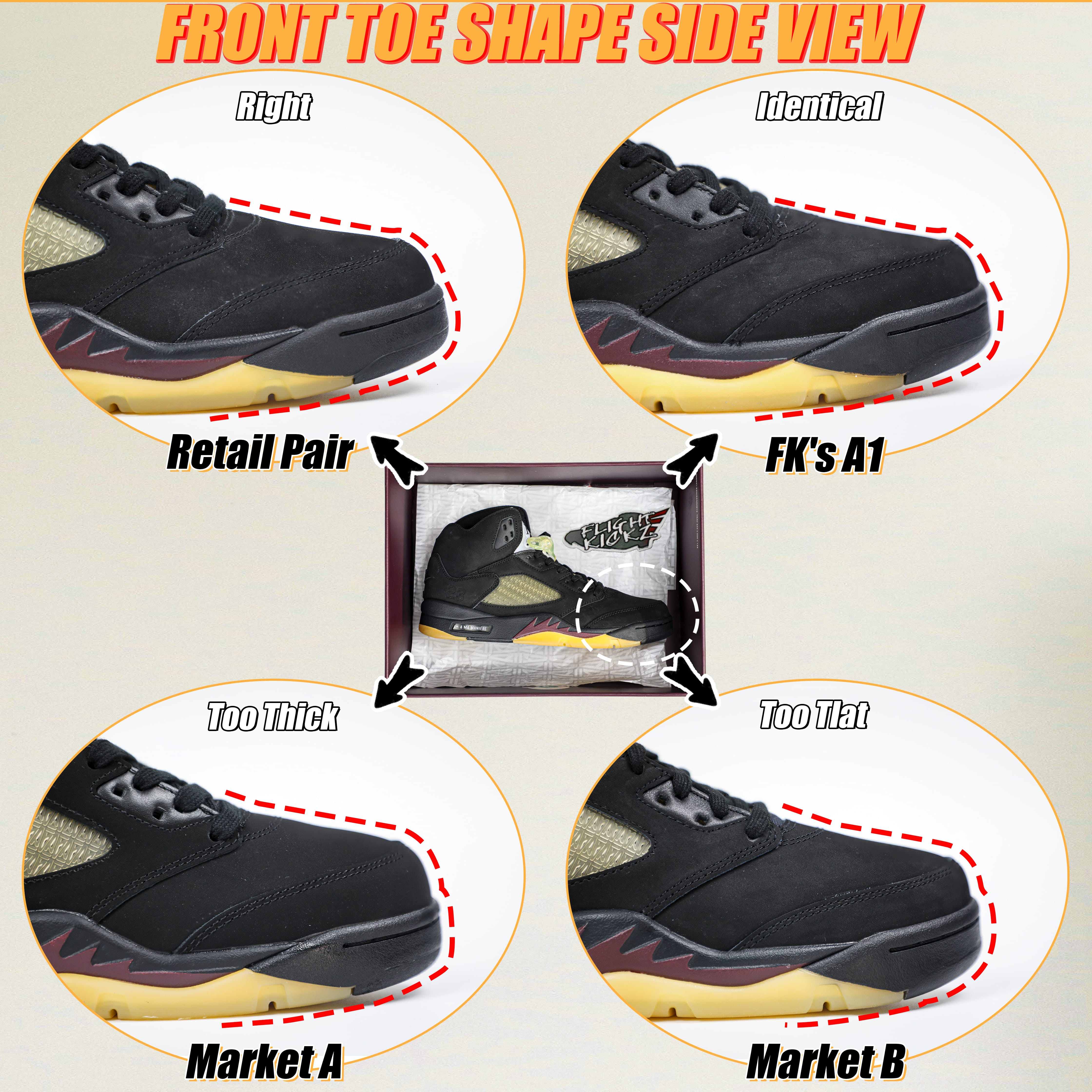 Air Jordan 5 Retro SP A Ma Maniére Black (LN5 A1)