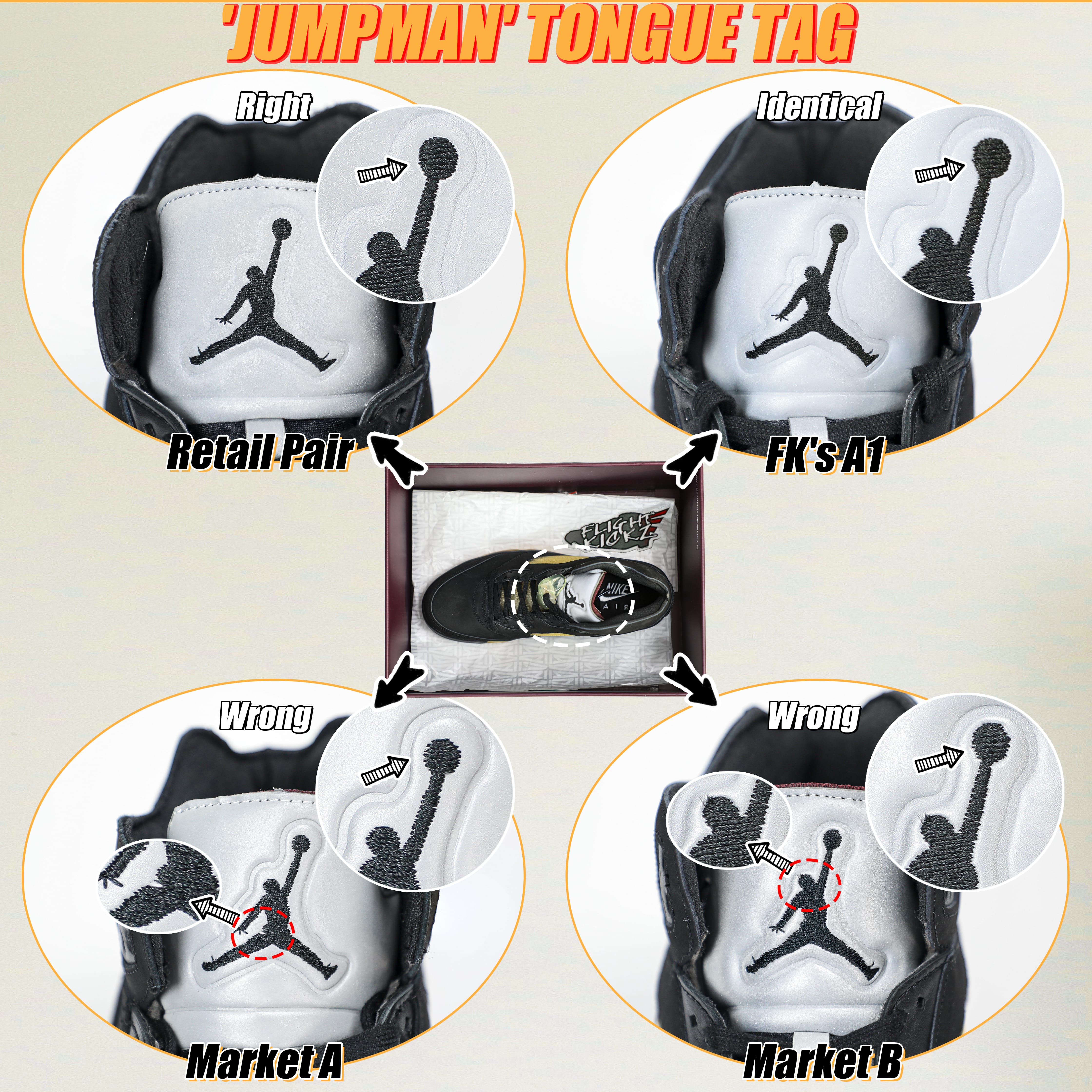 Air Jordan 5 Retro SP A Ma Maniére Black (LN5 A1)