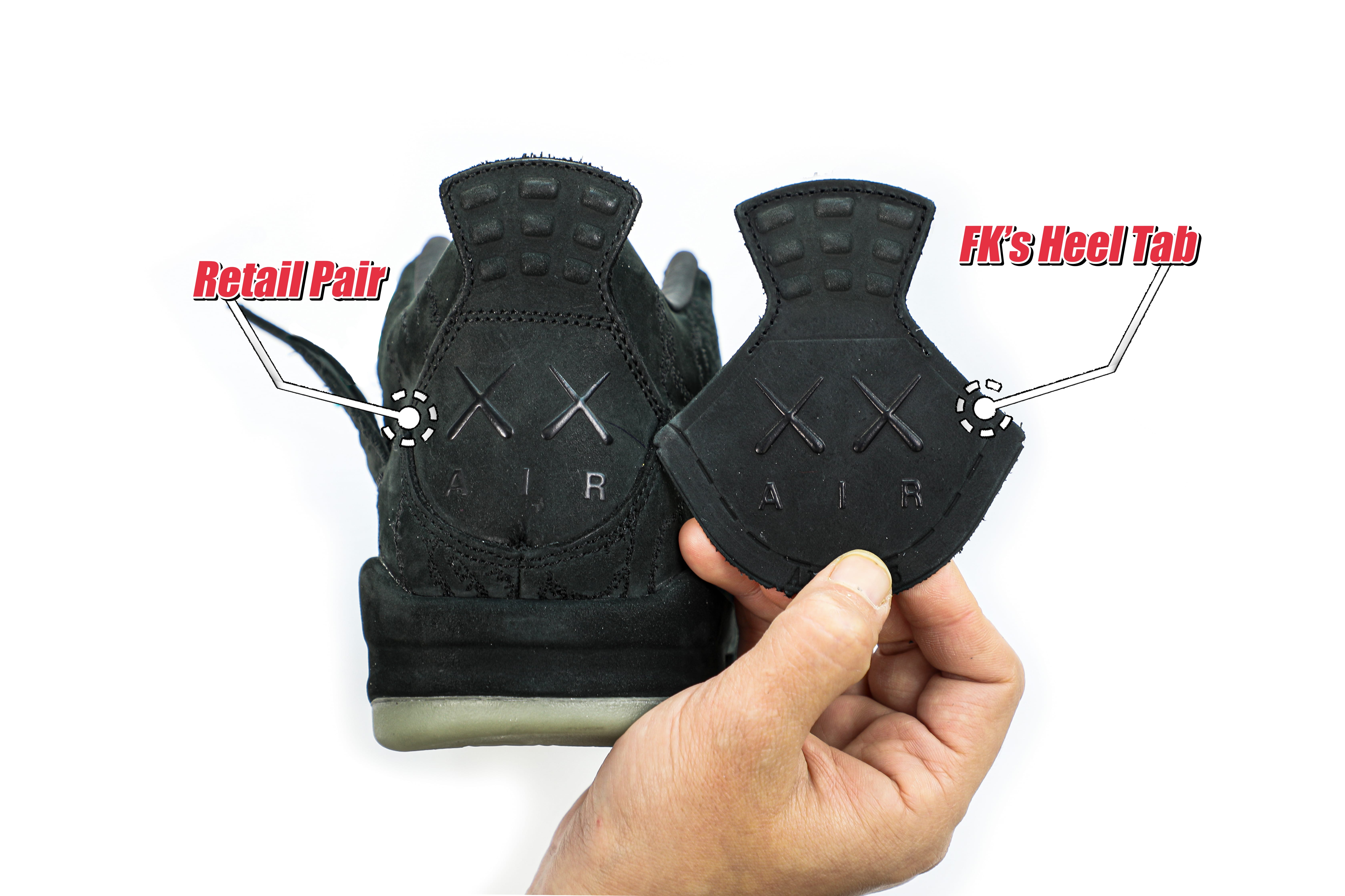 Kaws X Air Jordan 4 Retro Black 2017( Ln5 A1 Batch)
