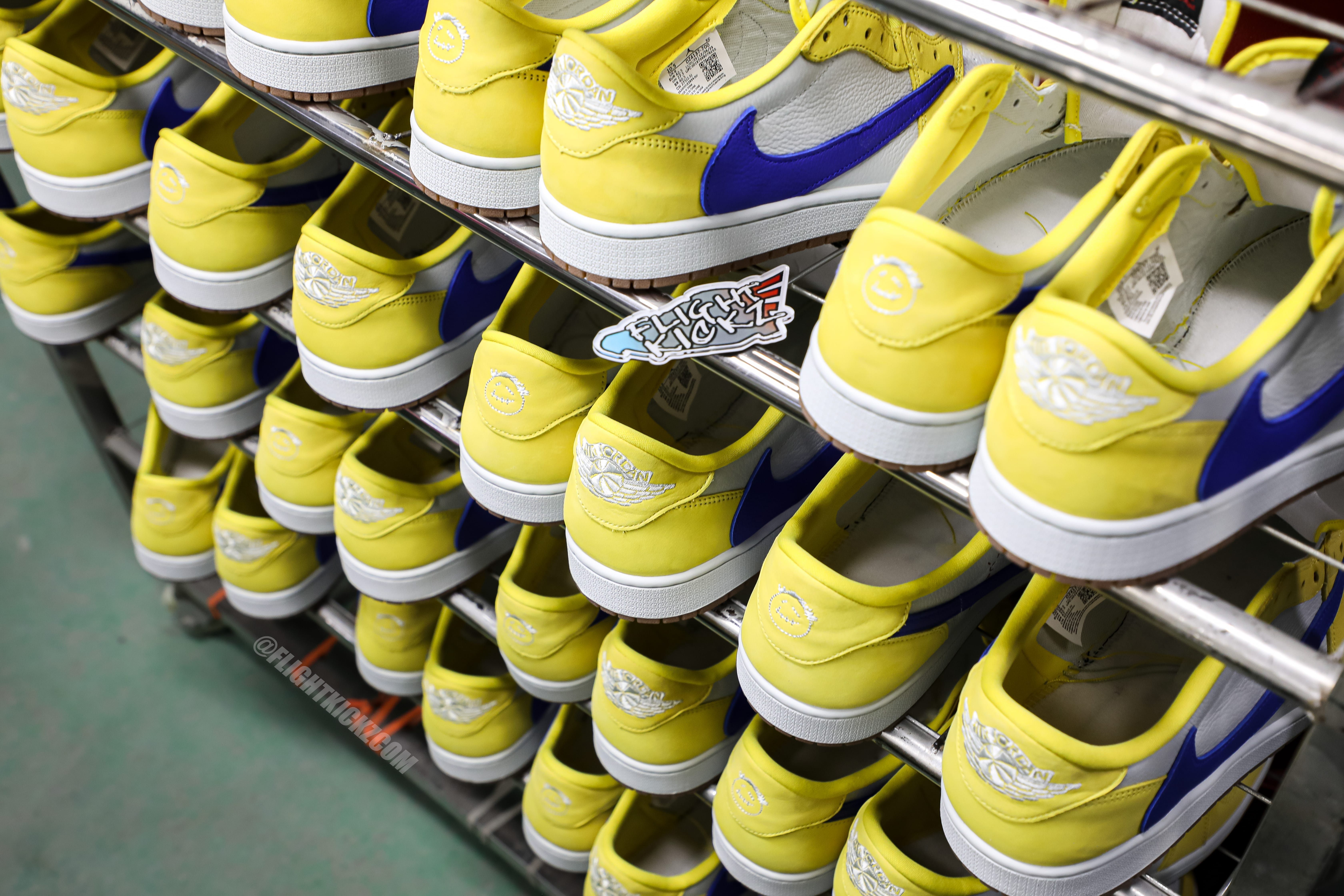 Travis Scott x Air Jordan 1 Retro Low OG SP “Elkins/Canary Yellow” (LN5 A1 batch)