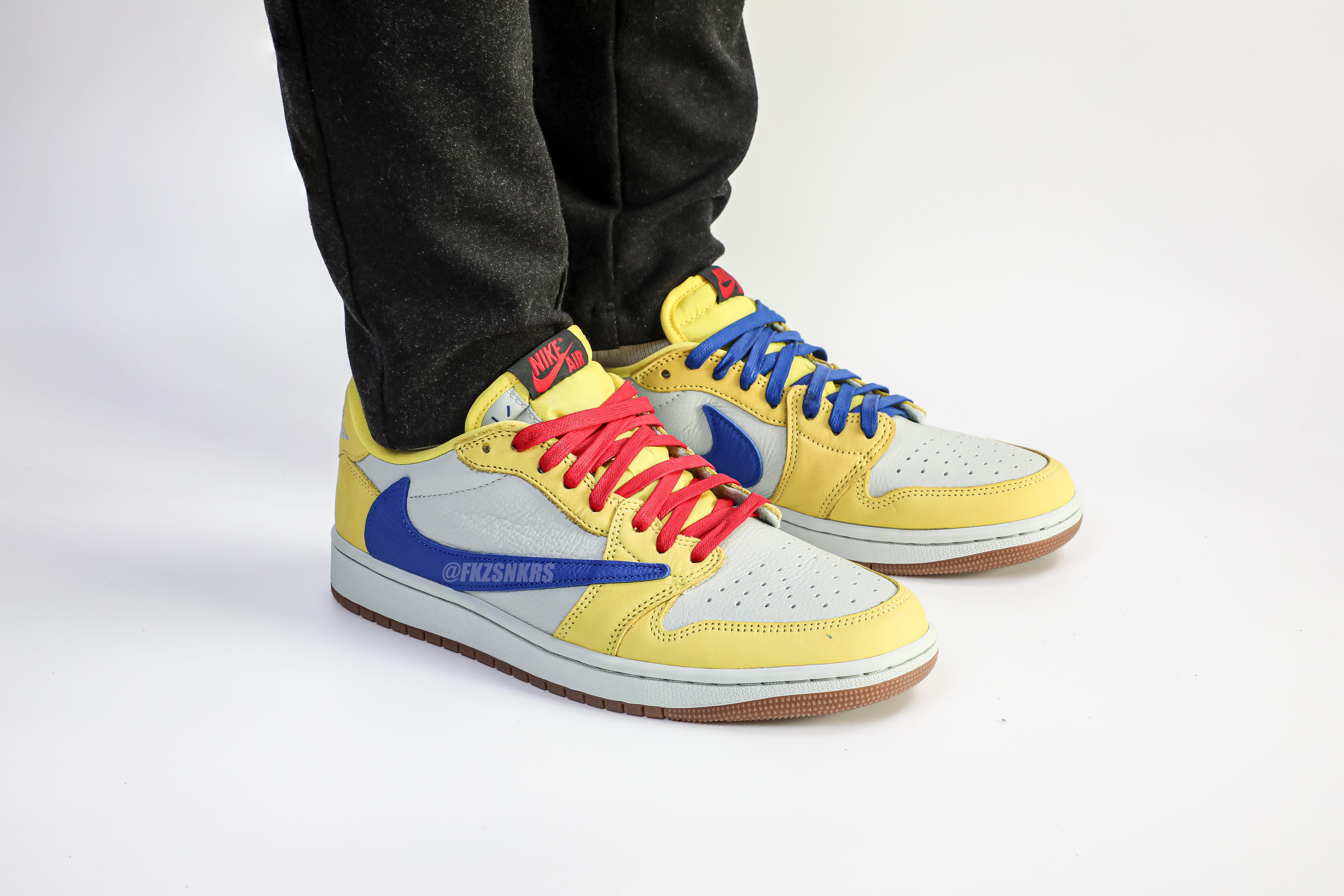 Travis Scott x Air Jordan 1 Retro Low OG SP “Elkins/Canary Yellow” (LN5 A1 batch)