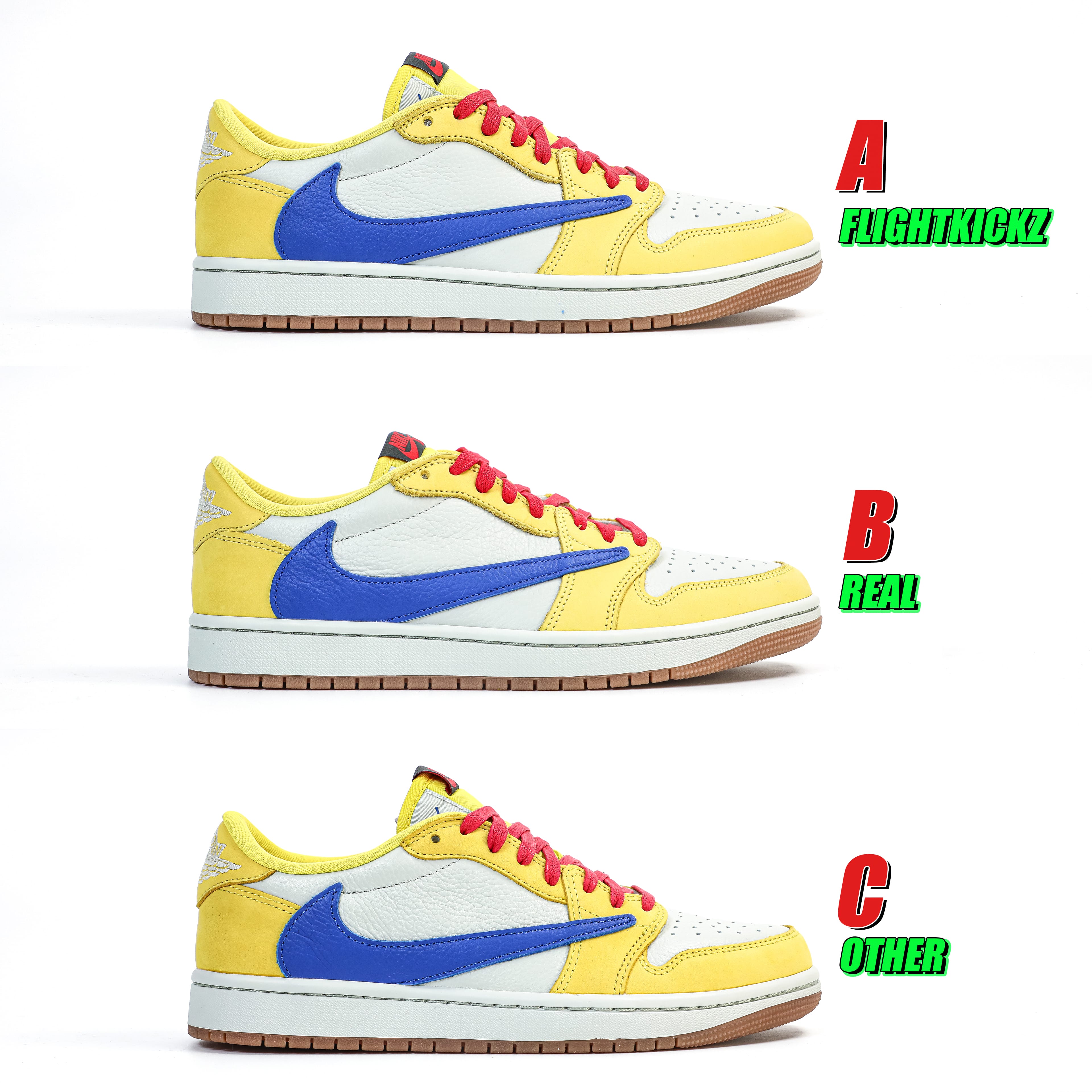 Travis Scott x Air Jordan 1 Retro Low OG SP “Elkins/Canary Yellow” (LN5 A1 batch)