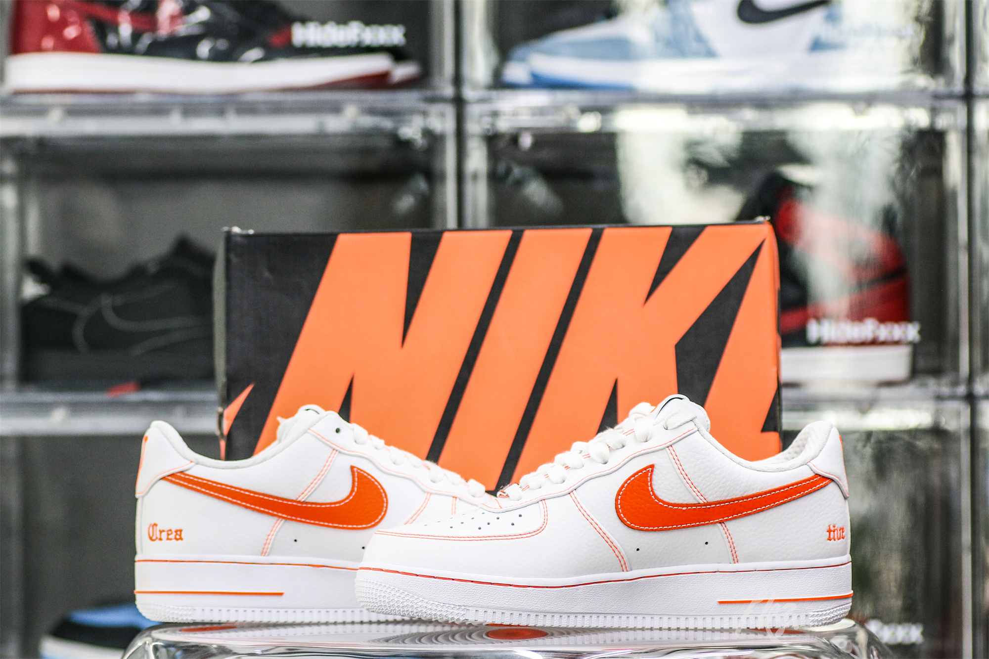 VLONE x Nike Air Force 1 White/Total Orange