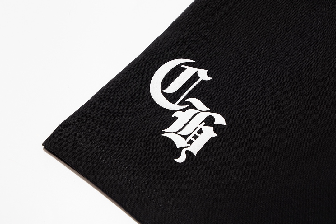 Ch*0me He**ts horsebit print cross rhinestone 2024