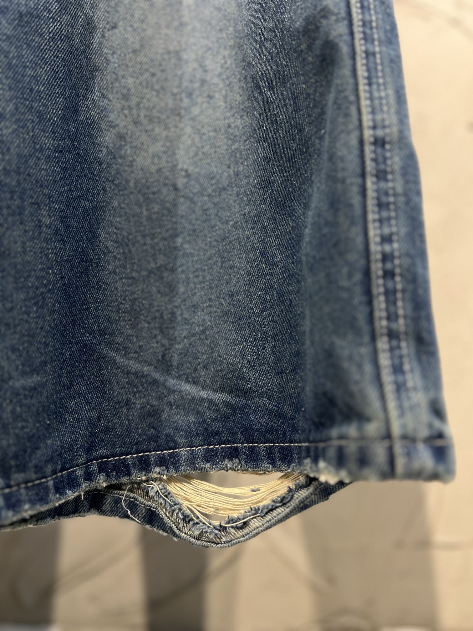 Balancig@ Men’s Blue Patched Cotton Cargo Pants