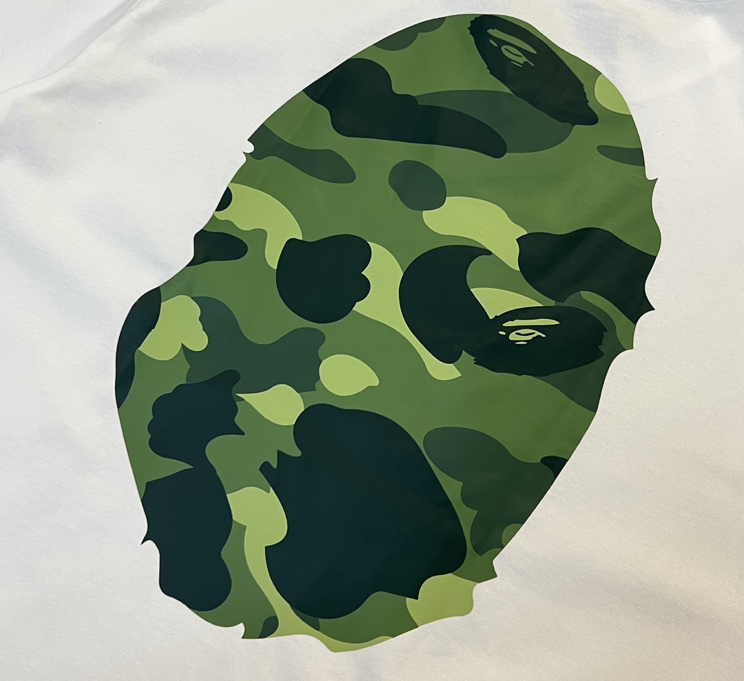 BAPE Green Color Camo By Bathing Tee