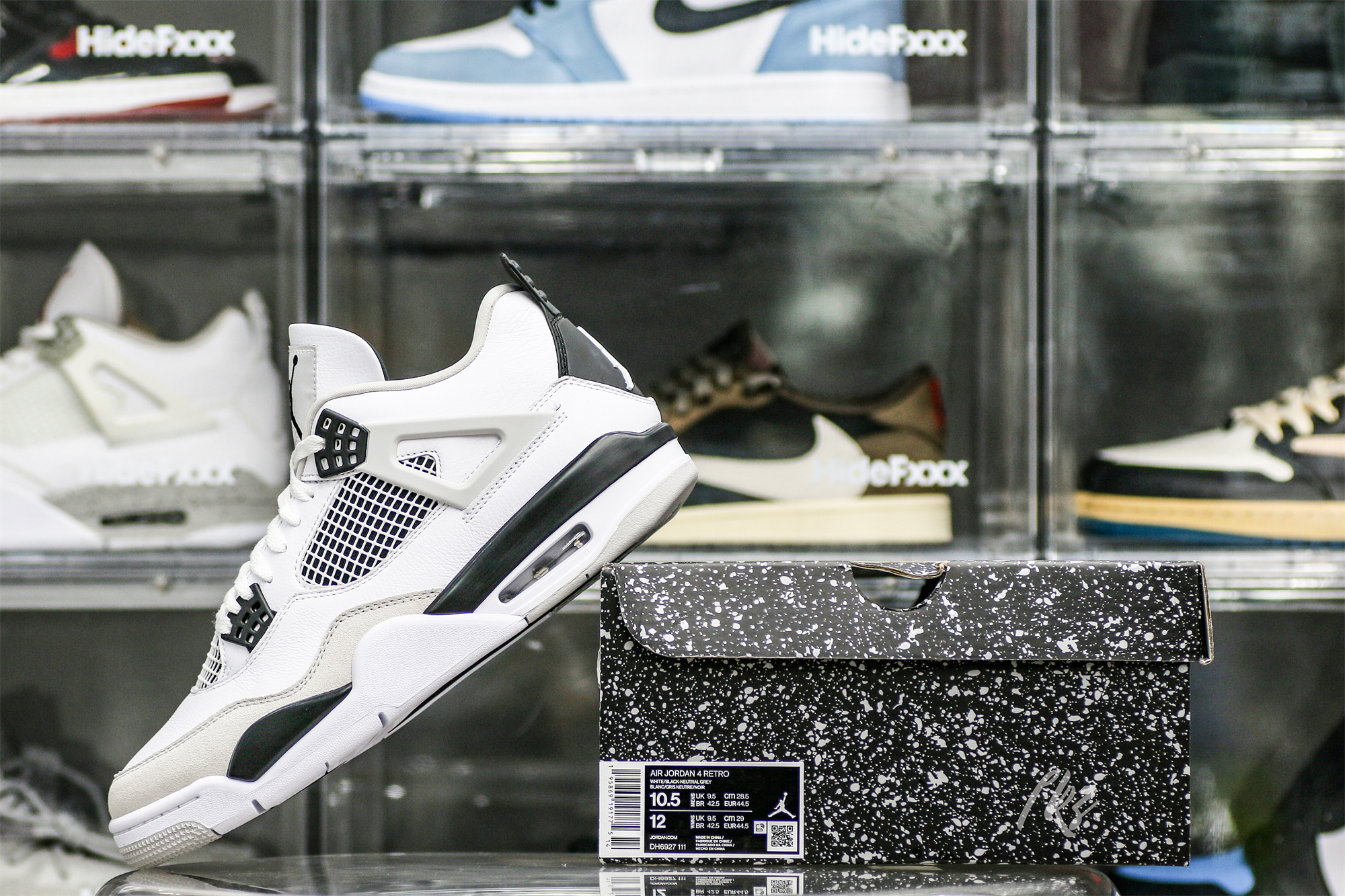 Jordan 4 Retro Military Black(LN5 A1 Batch)