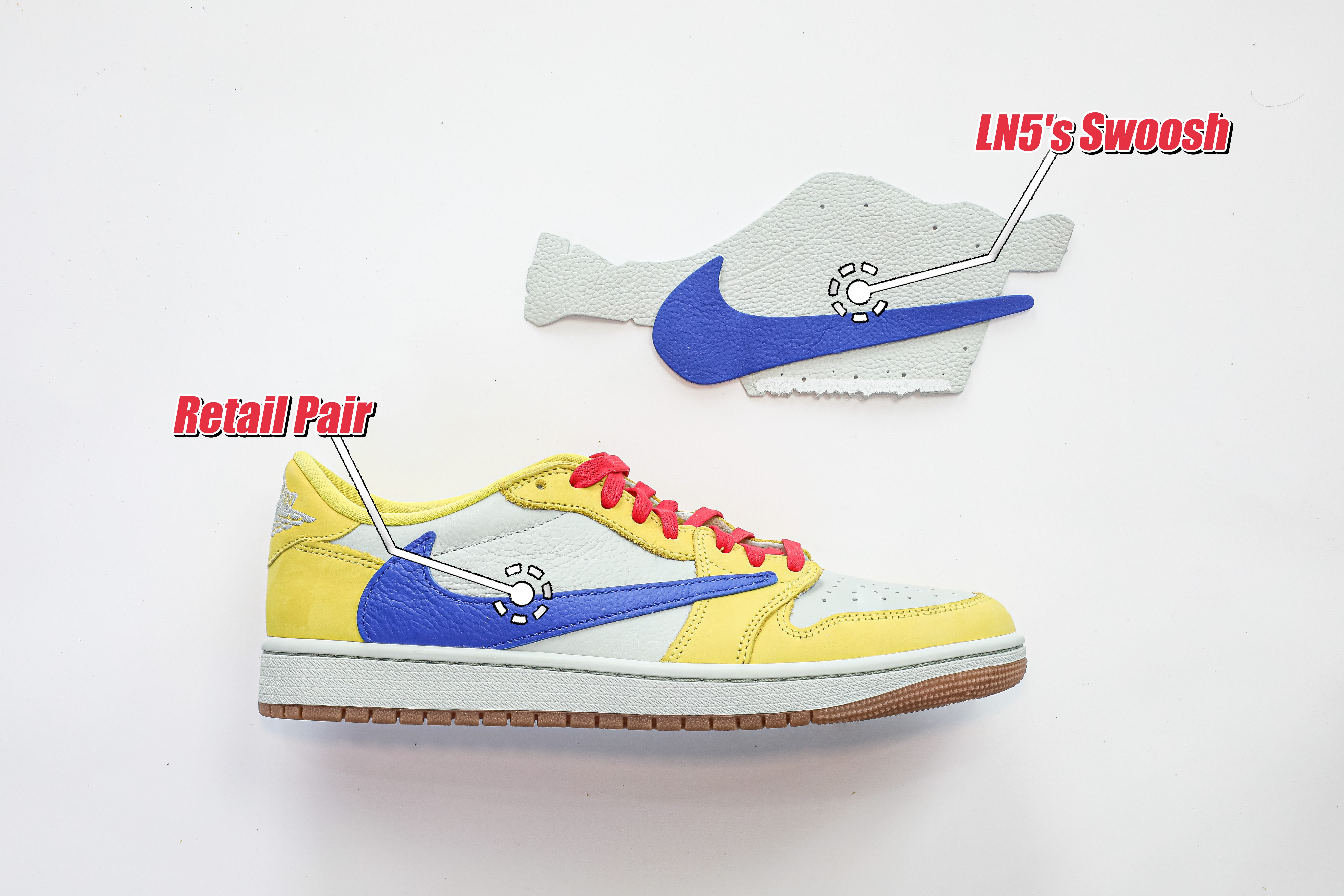 Travis Scott x Air Jordan 1 Retro Low OG SP “Elkins/Canary Yellow” (LN5 A1 batch)