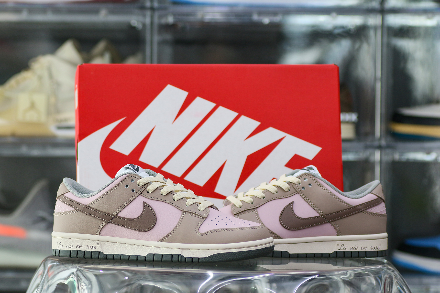 Nike Dunk Low Smoke Grey Pink Custom