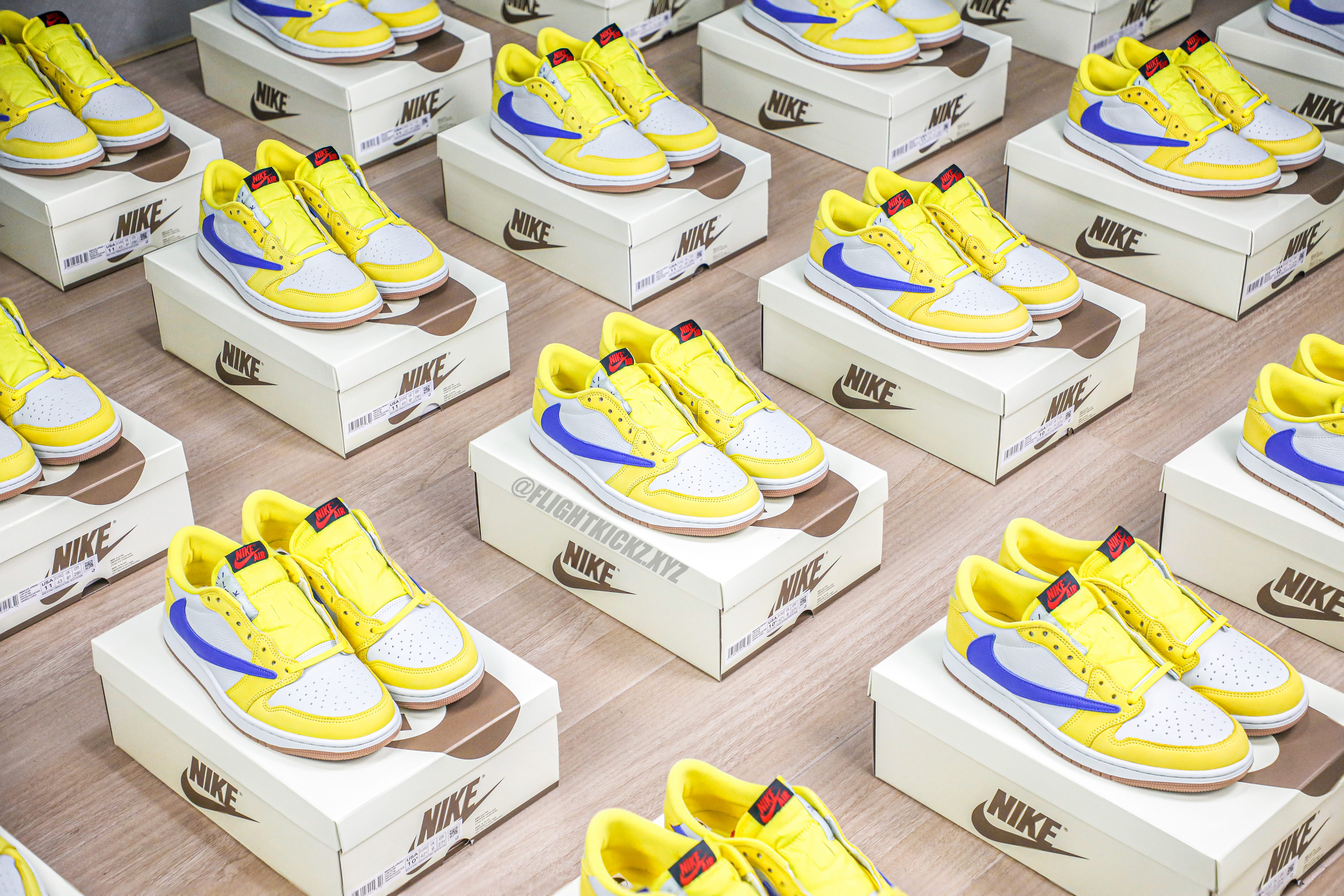 Travis Scott x Air Jordan 1 Retro Low OG SP “Elkins/Canary Yellow” (LN5 A1 batch)