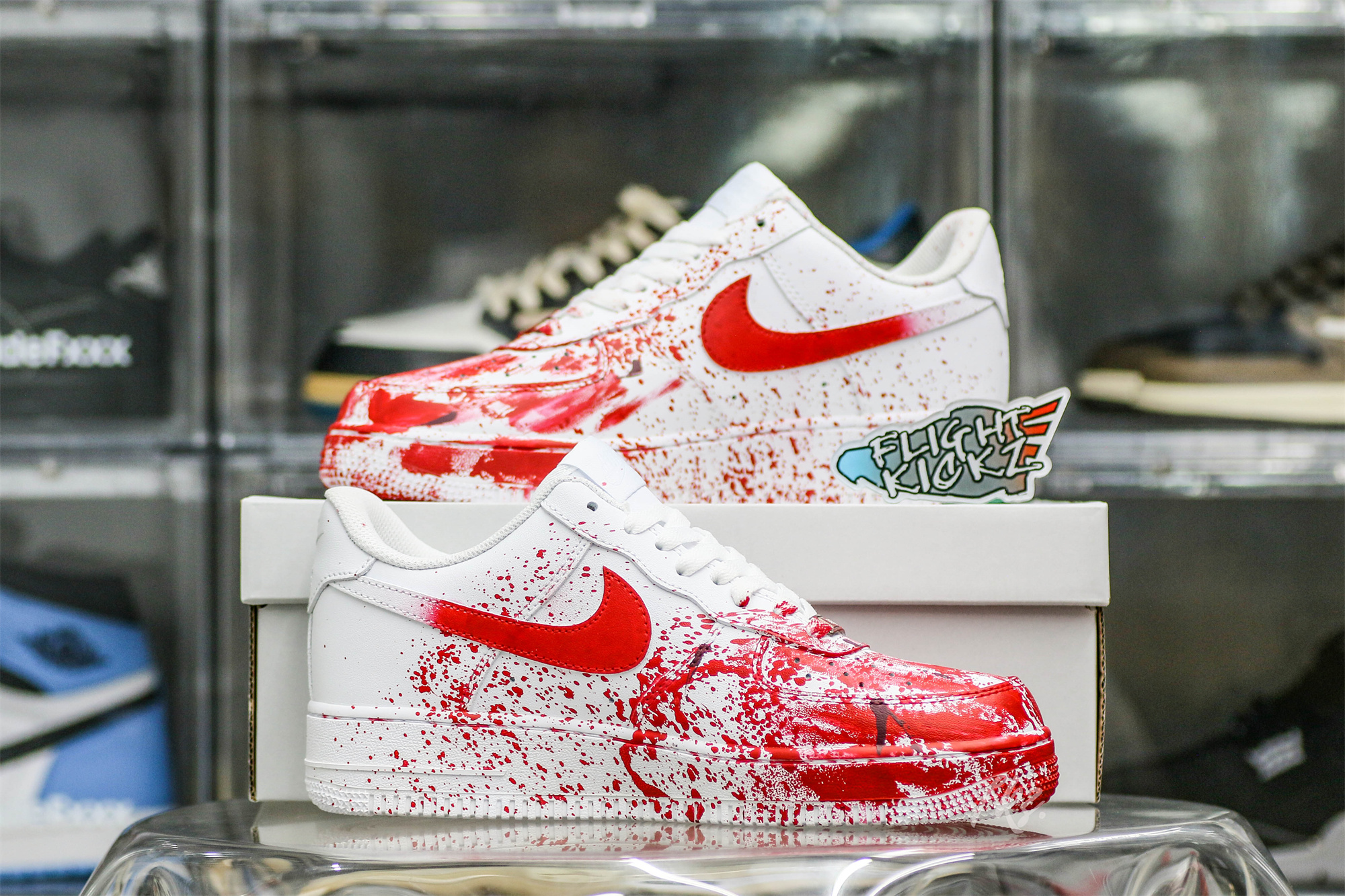 Air Force 1 Low Custom Blood Splatter