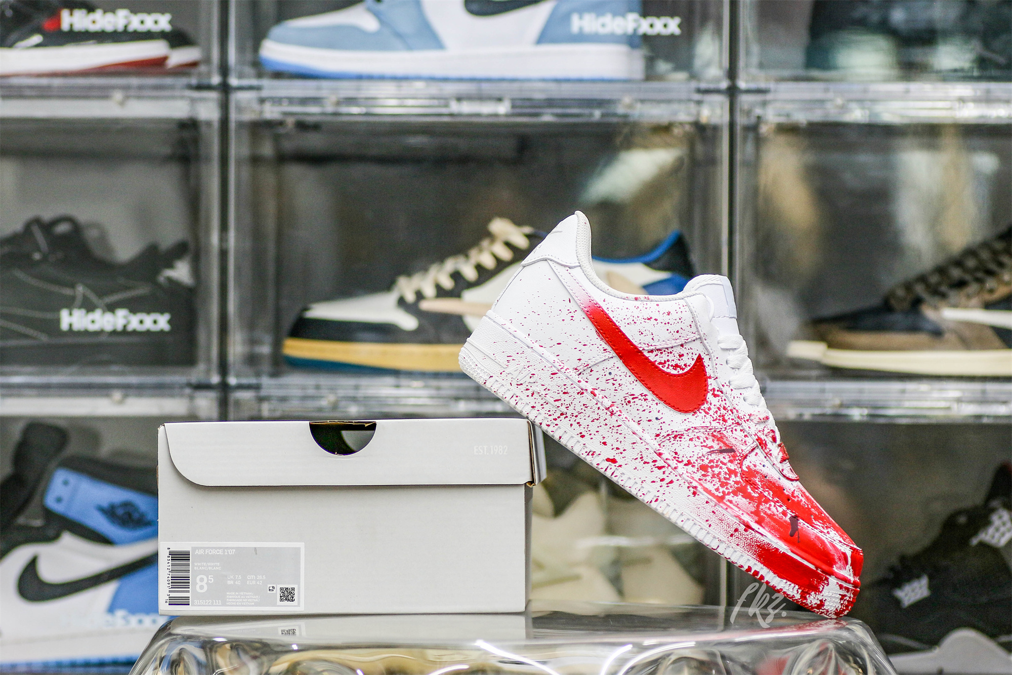 Air Force 1 Low Custom Blood Splatter