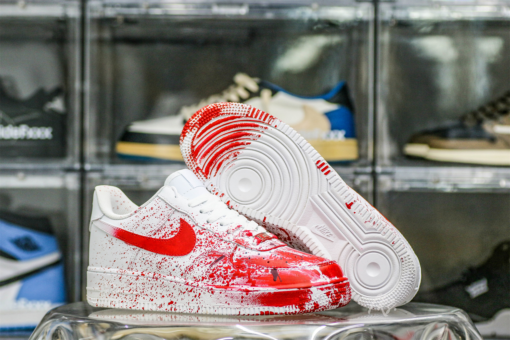 Air Force 1 Low Custom Blood Splatter