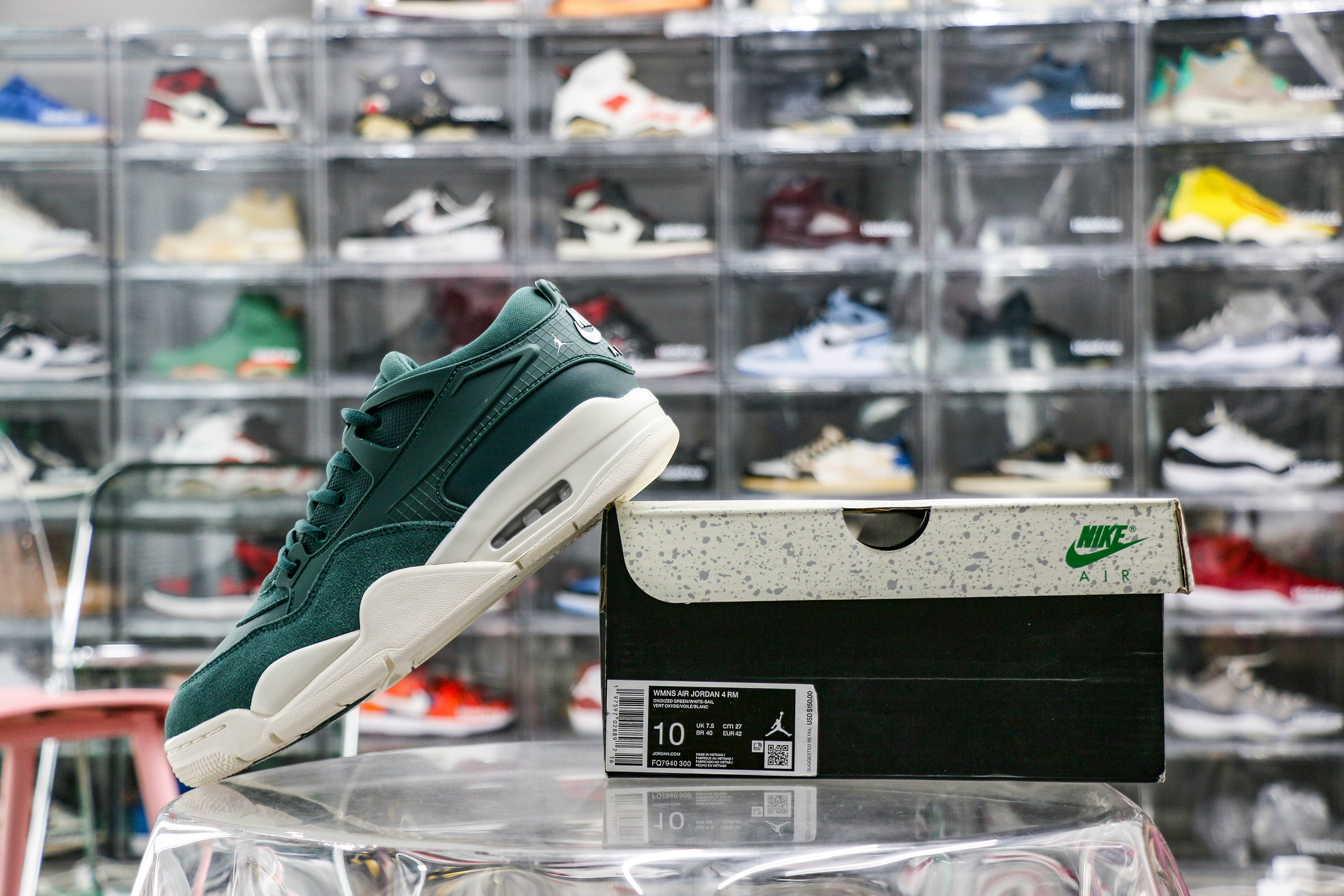 Jordan 4 RM Oxidized Green