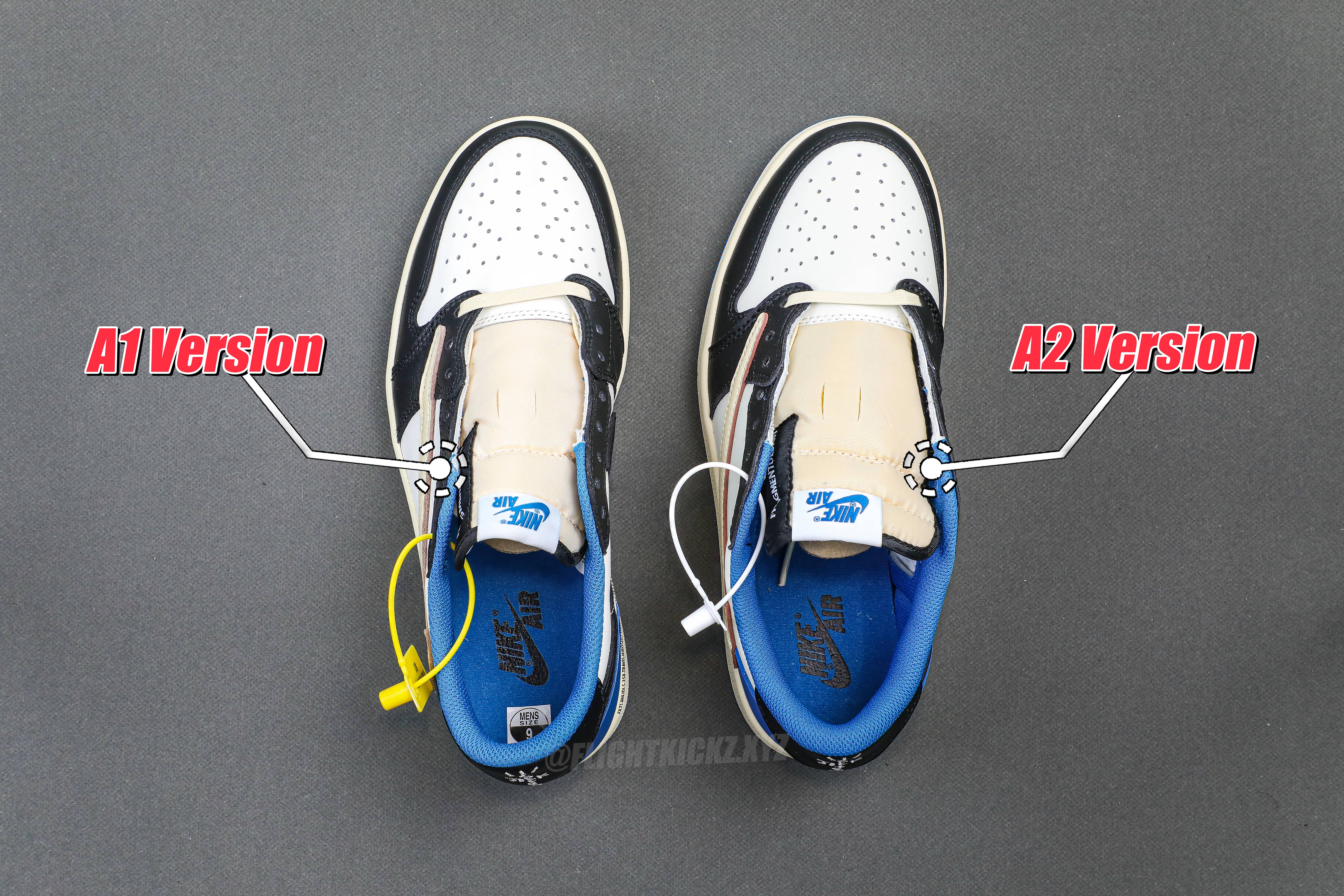 Fragment x Travis Scott x Air Jordan 1 Low（A2 Batch)