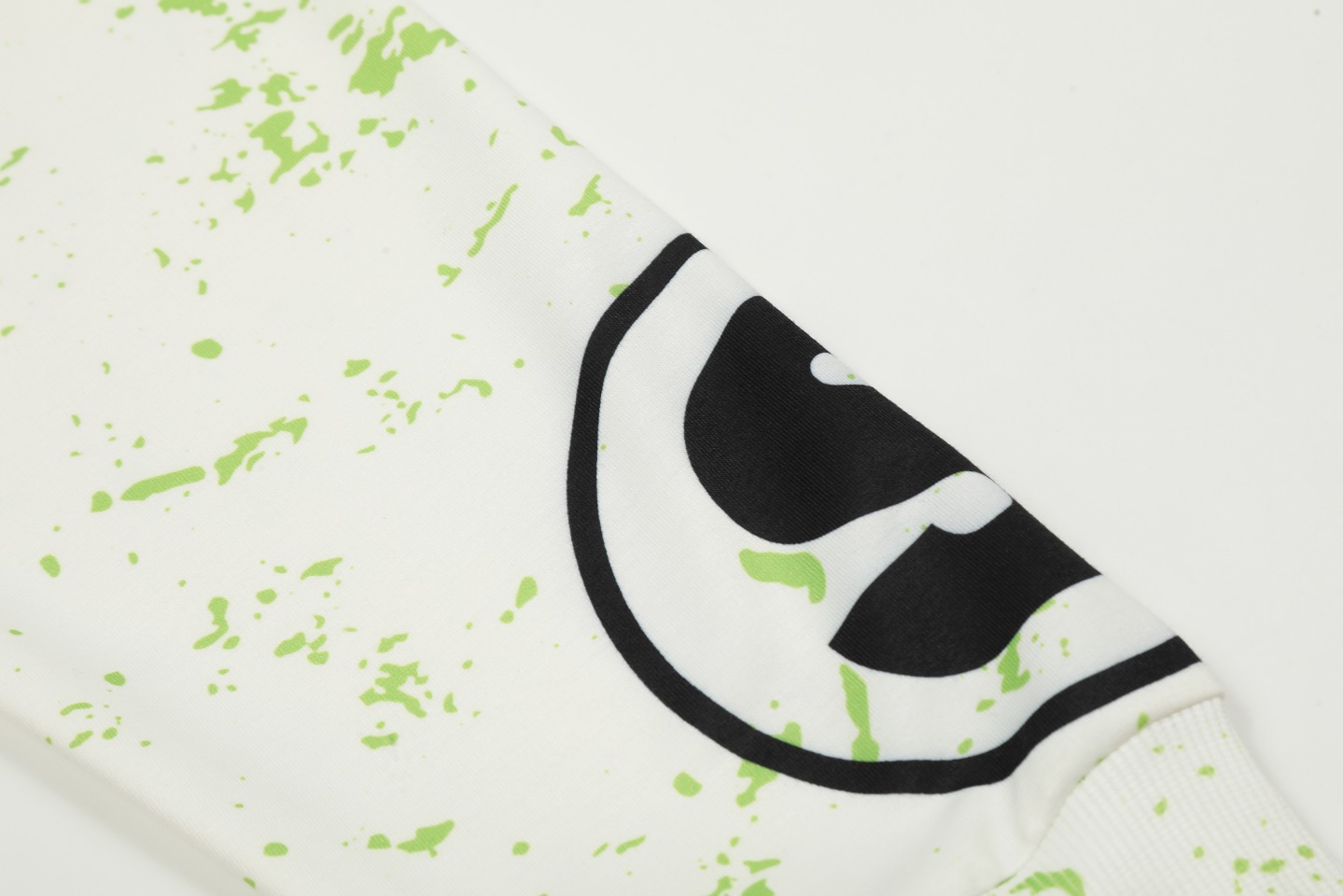 Saint Mich@el Tears Full Print Long Sleeve White Blue Bone