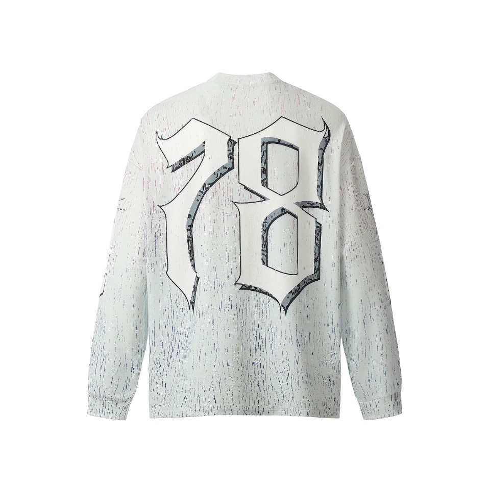 Saint Mich@el Tears 78 Full Print Long Sleeve