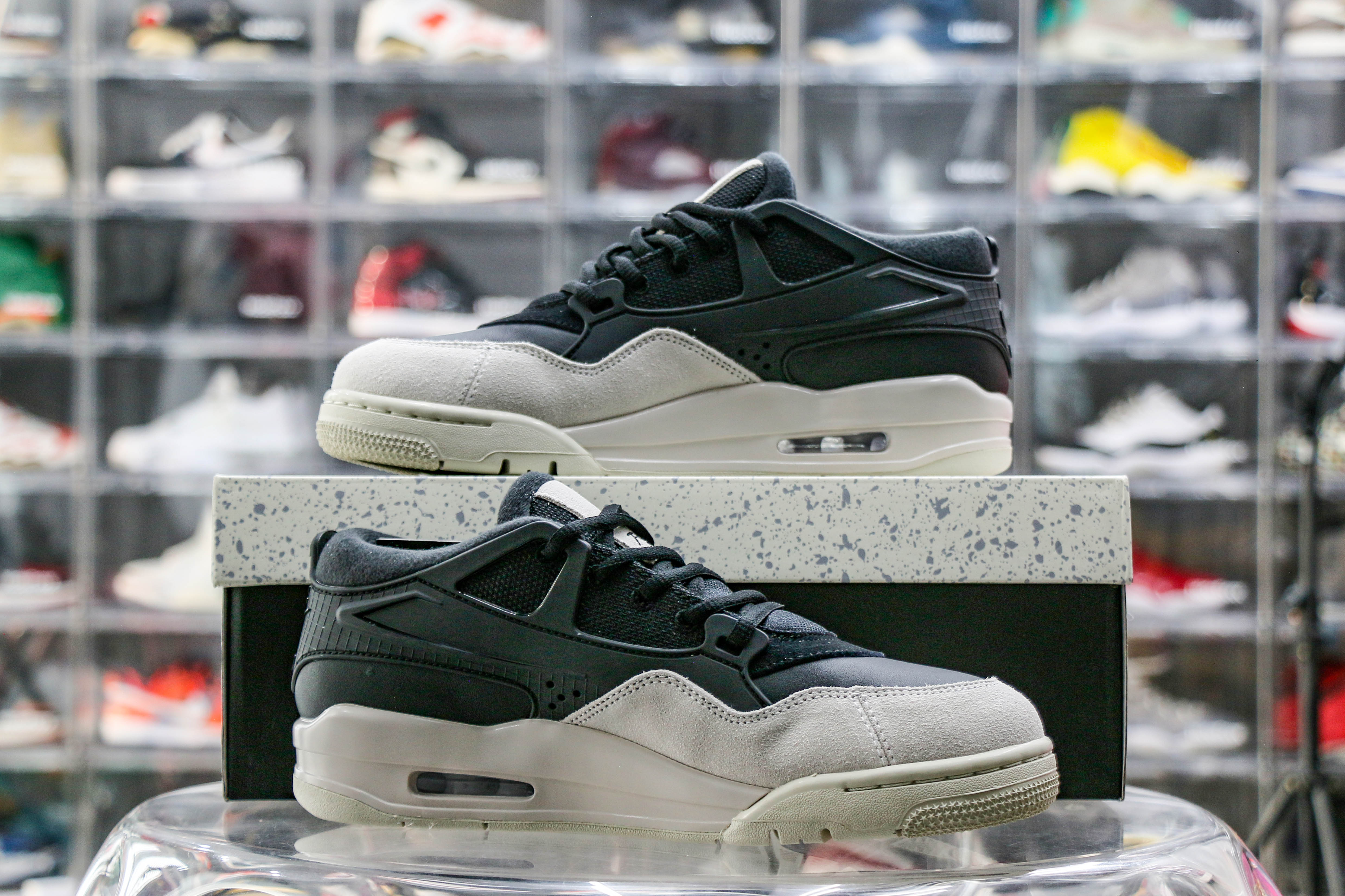 Jordan 4 RM Black Light Bone