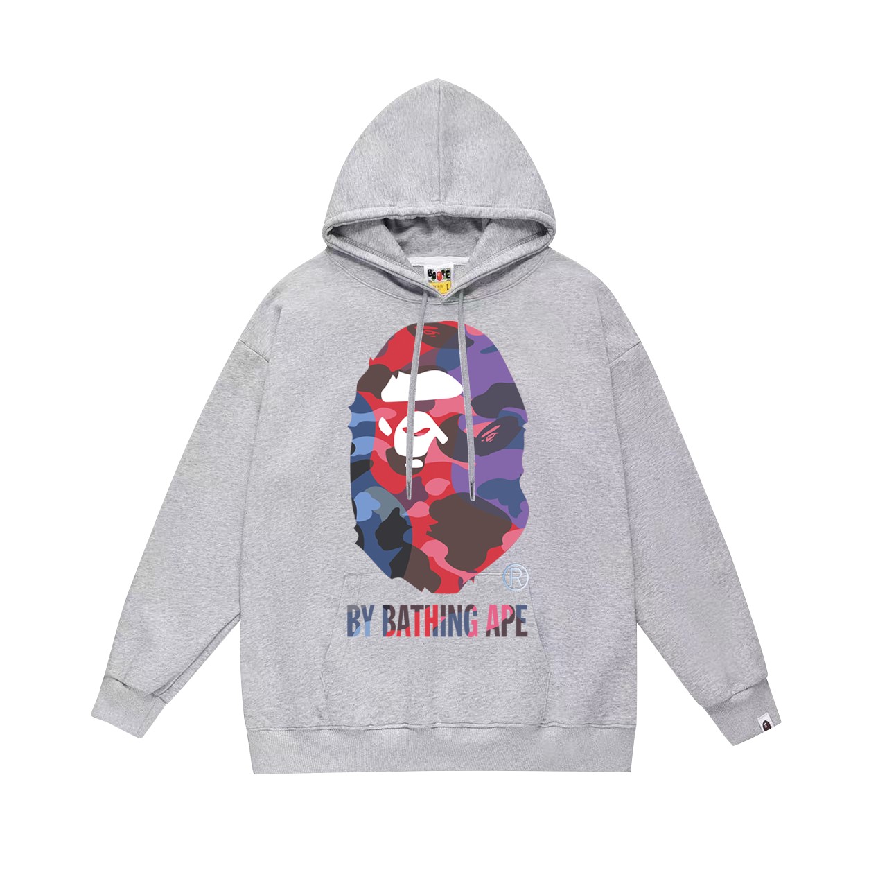 BAPE classic Ape Head logo graphic hoodie
