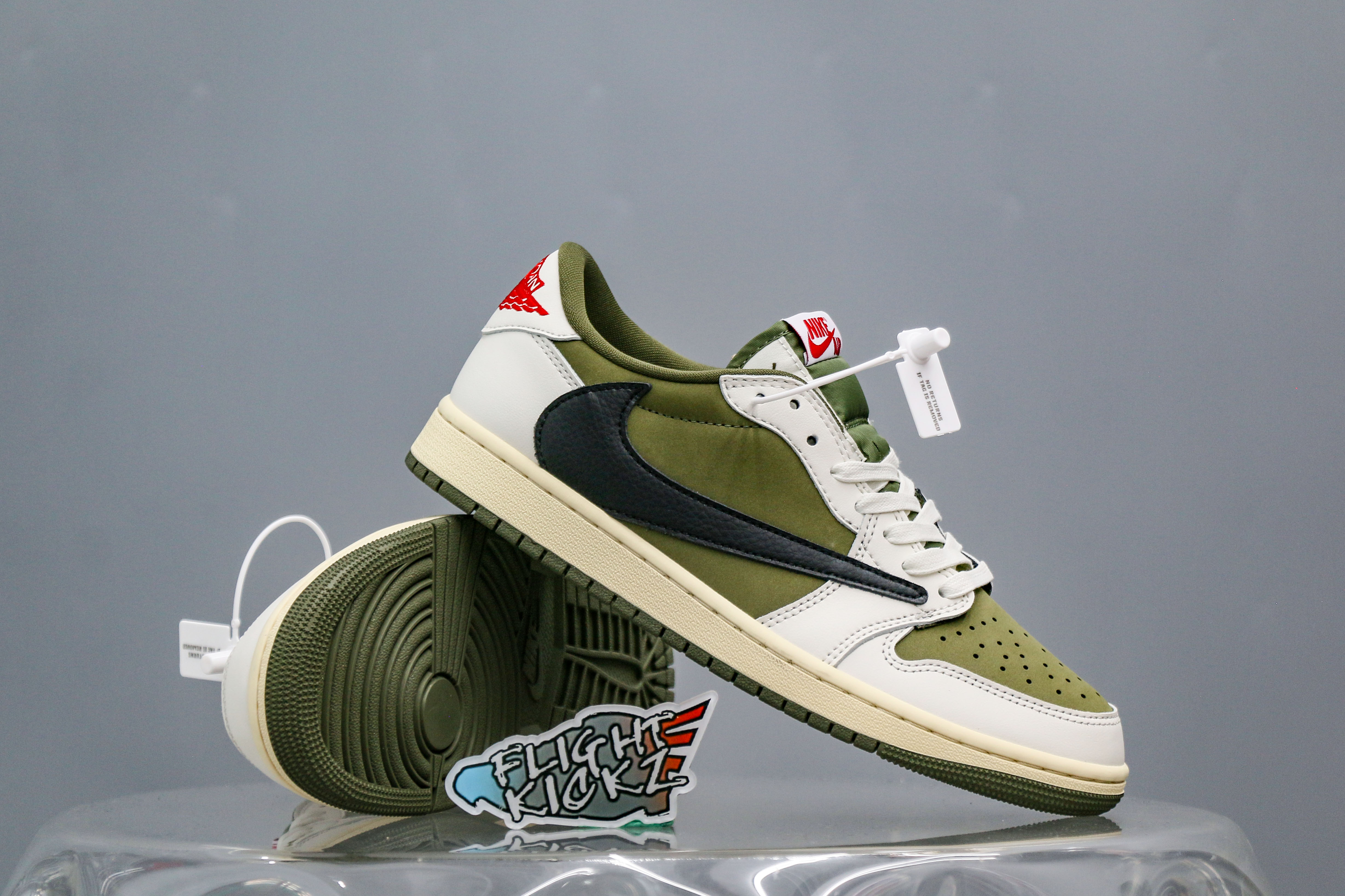 Travis Scott x Air Jordan 1 ‘ Medium Olive’ (A2 Batch)