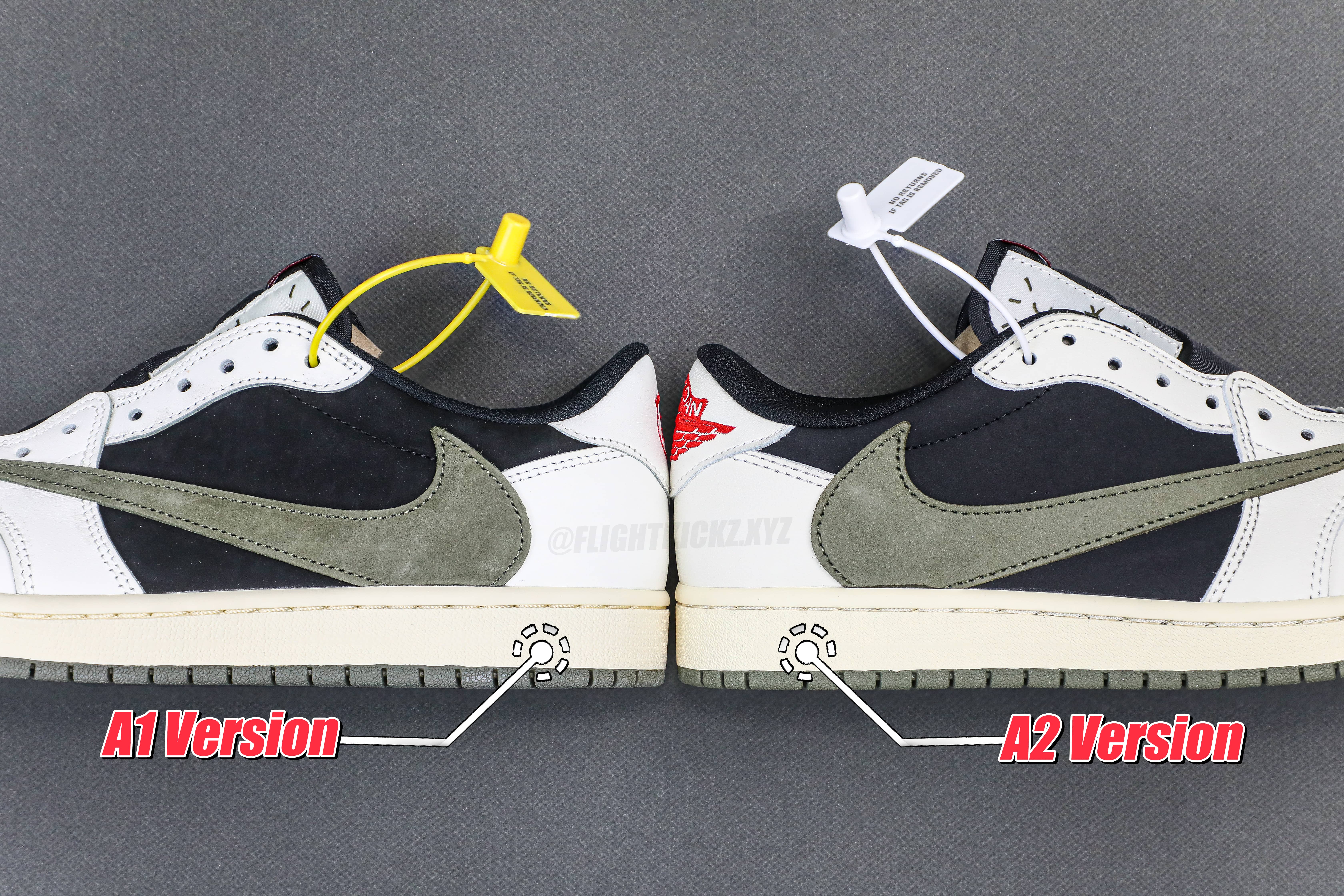 Travis Scott x Air Jordan 1 Low OG SP Olive（A2 Batch)