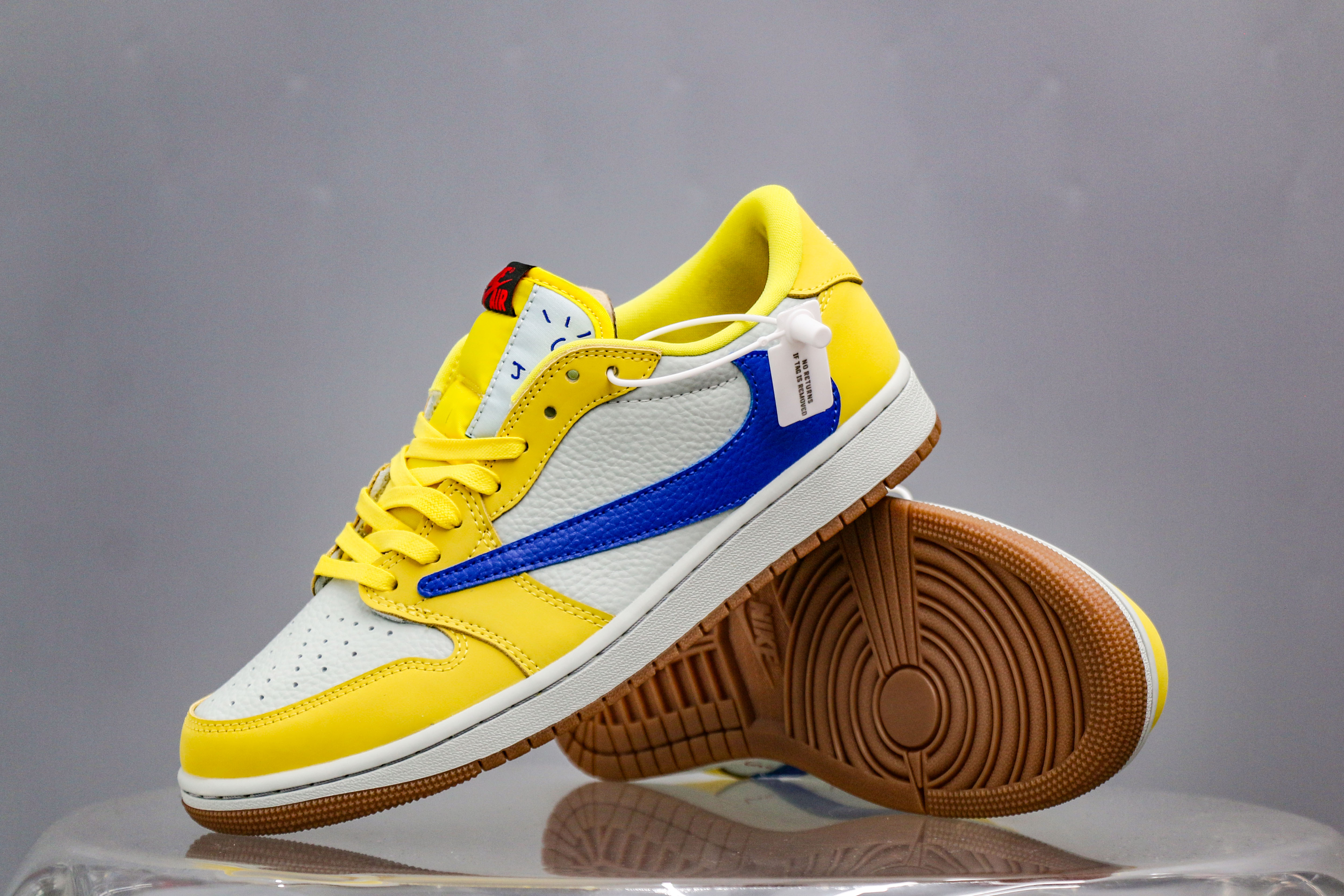 Travis Scott x Air Jordan 1 Retro Low OG SP “ElkinsCanary Yellow”（A2 Batch)