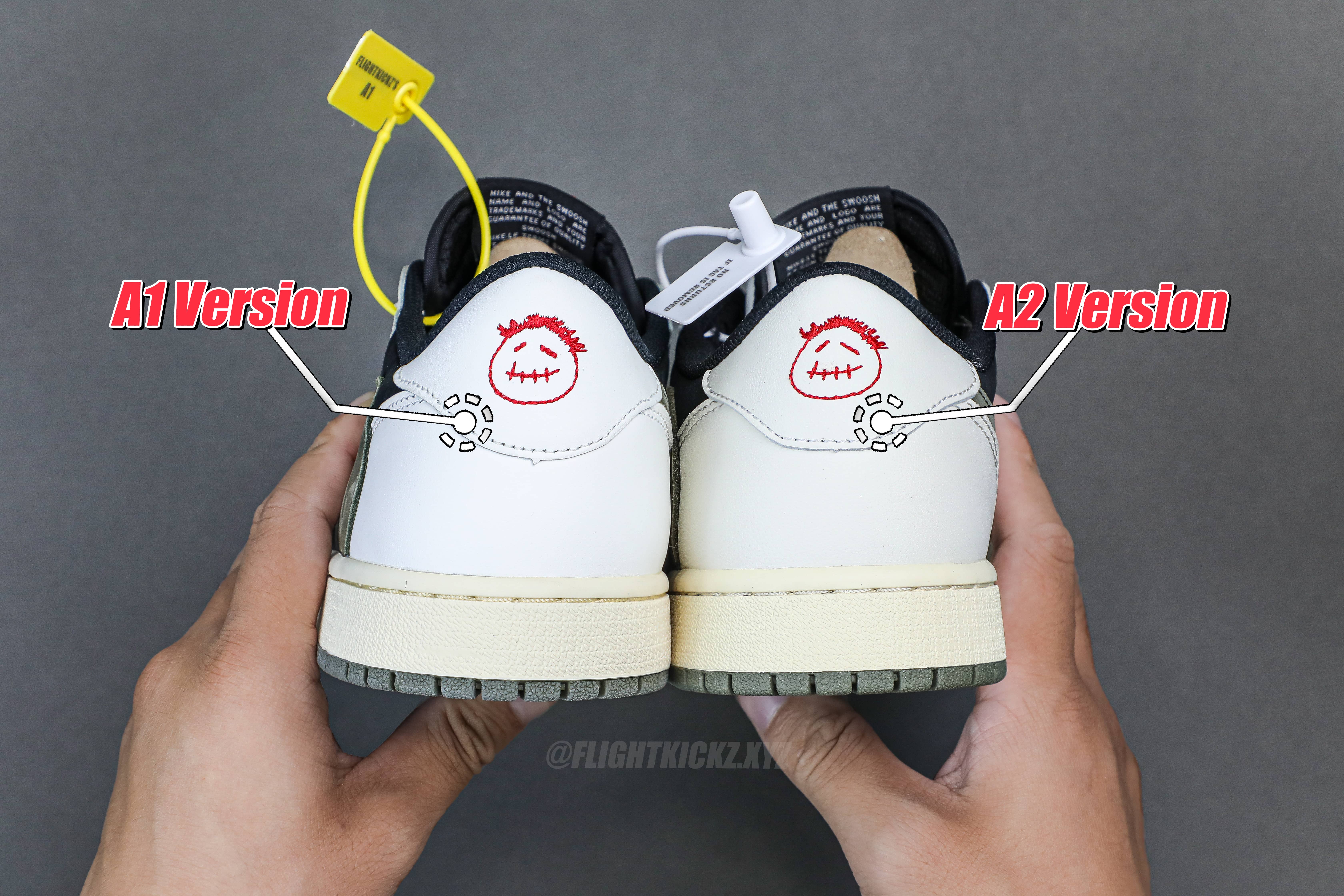 Travis Scott x Air Jordan 1 Low OG SP Olive（A2 Batch)