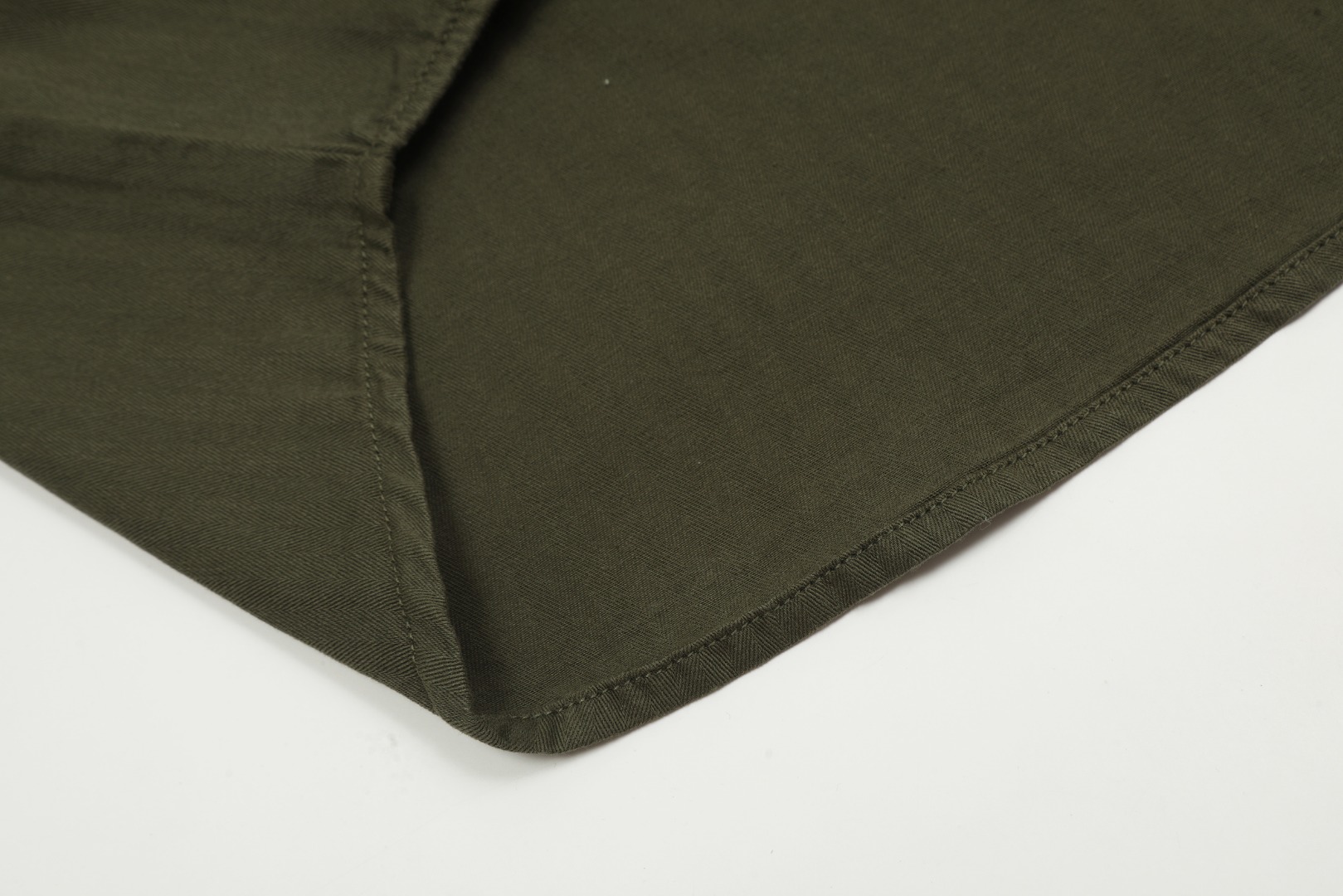 Ch*0me He**ts embroidered washed denim shirt jacket in military green