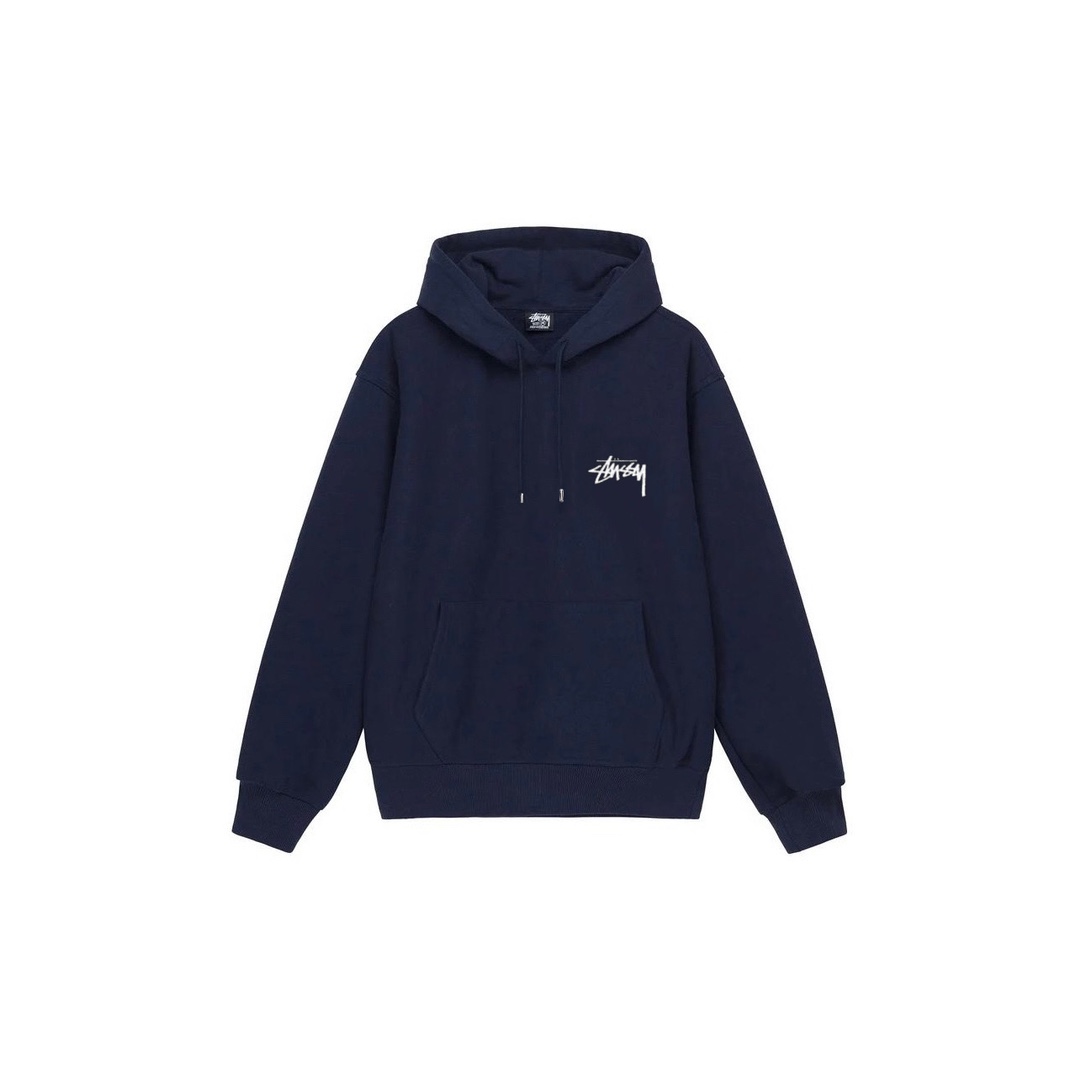 Stu$$y LAGUNA BEACH short-sleeve hoodie with script logo graphic print