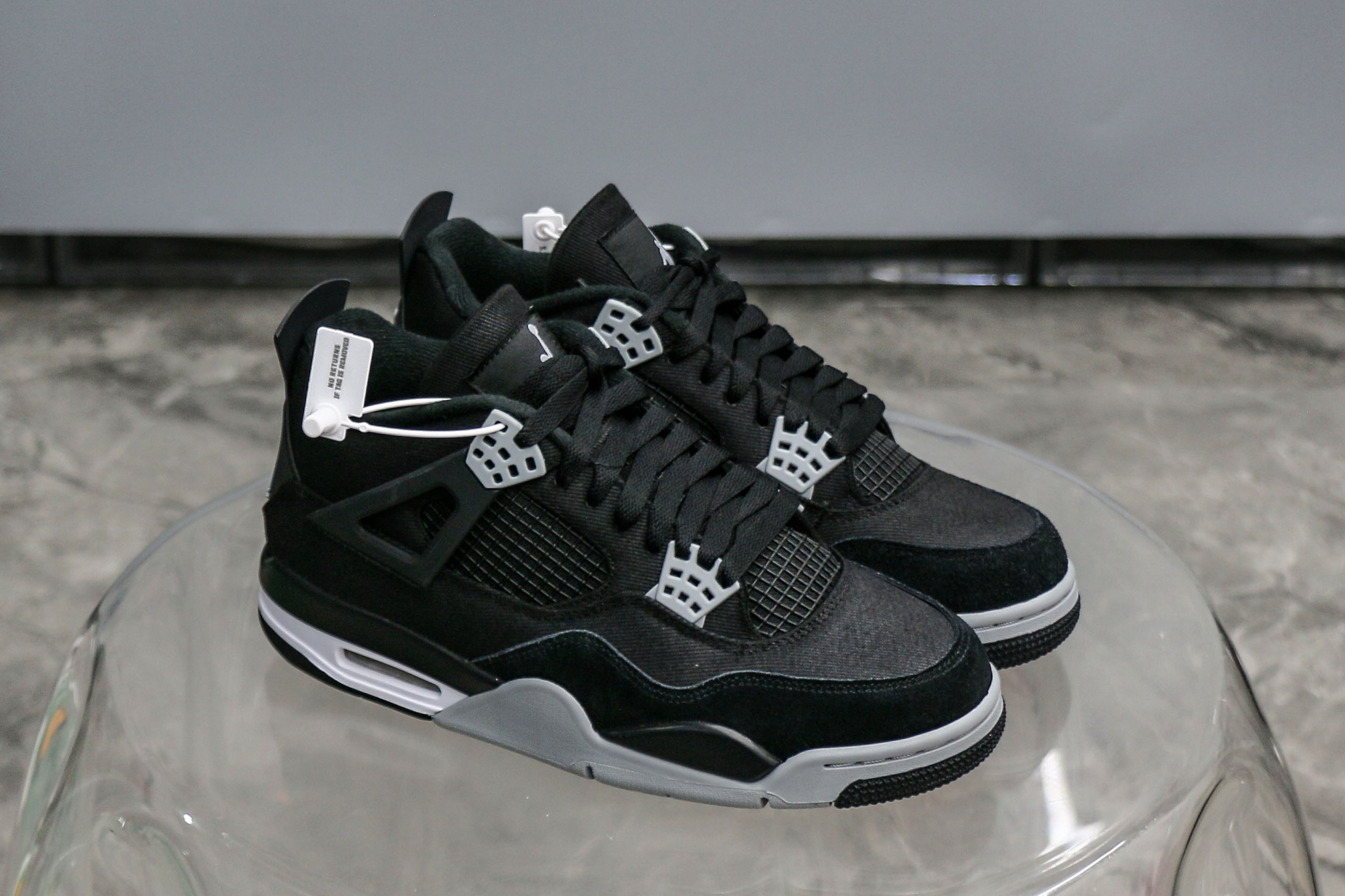 Jordan 4 Retro SE Black Canvas (A2 Batch)