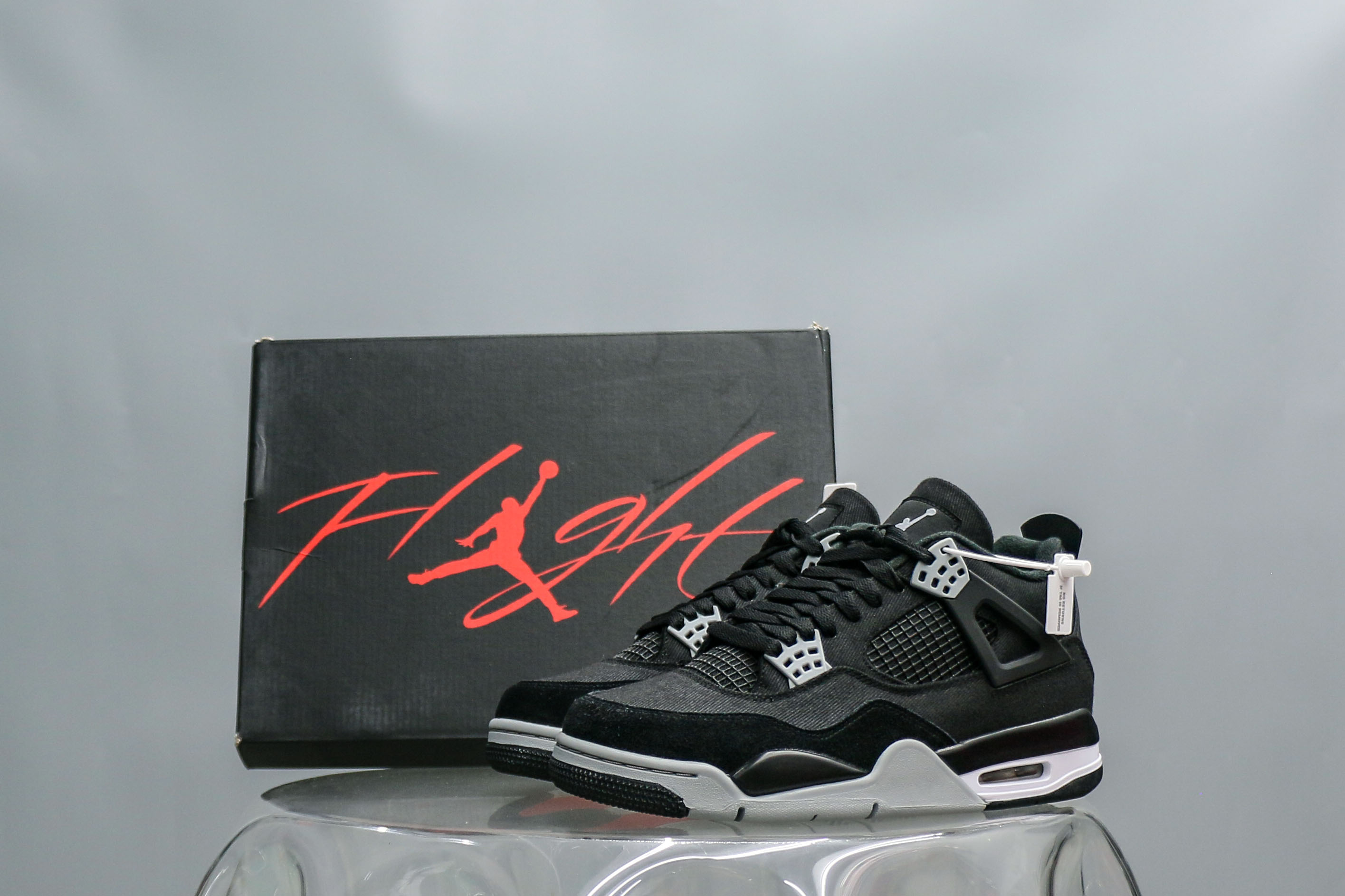 Jordan 4 Retro SE Black Canvas (A2 Batch)