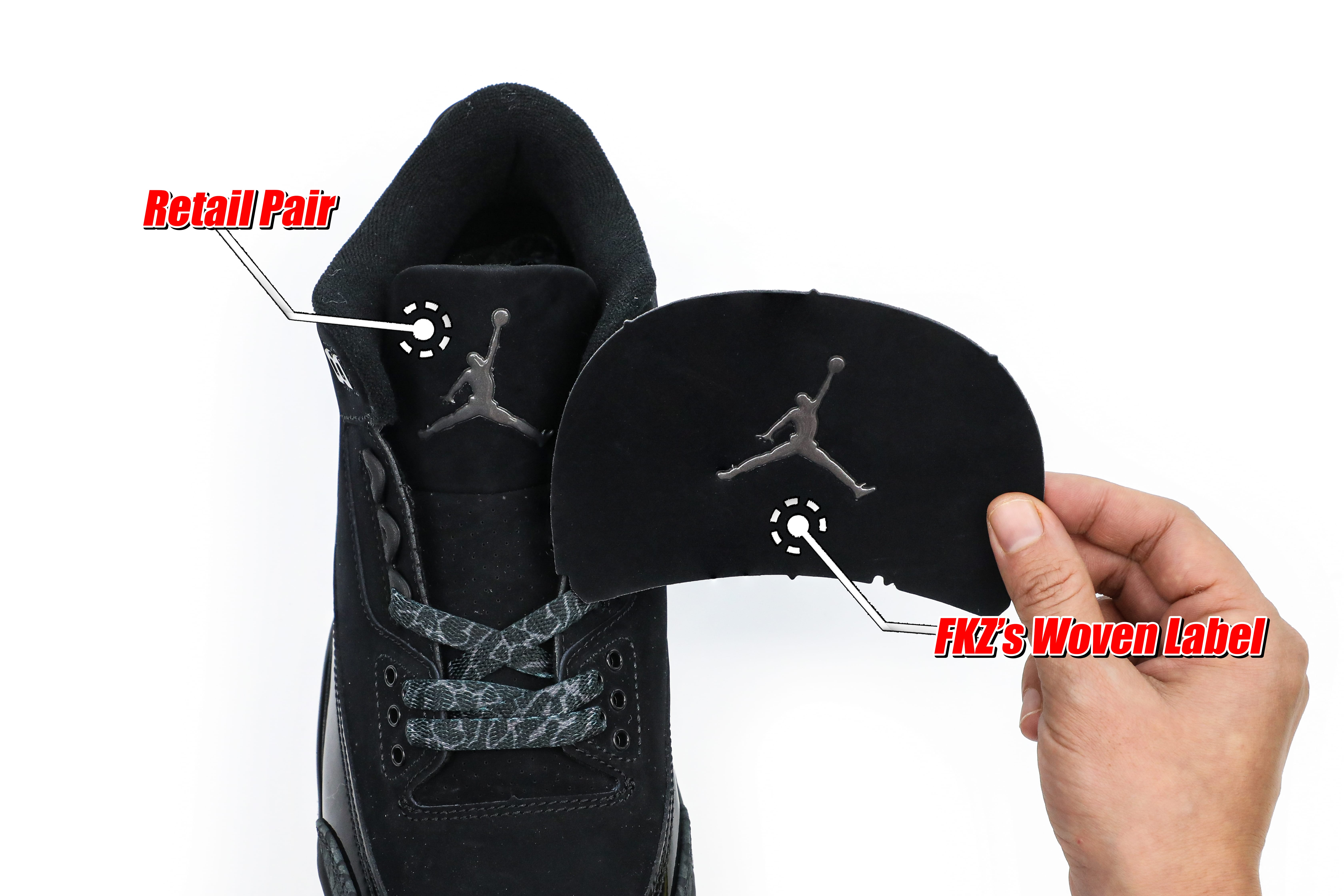 Air Jordan 3 Black Cat 2025 (A1 Batch)