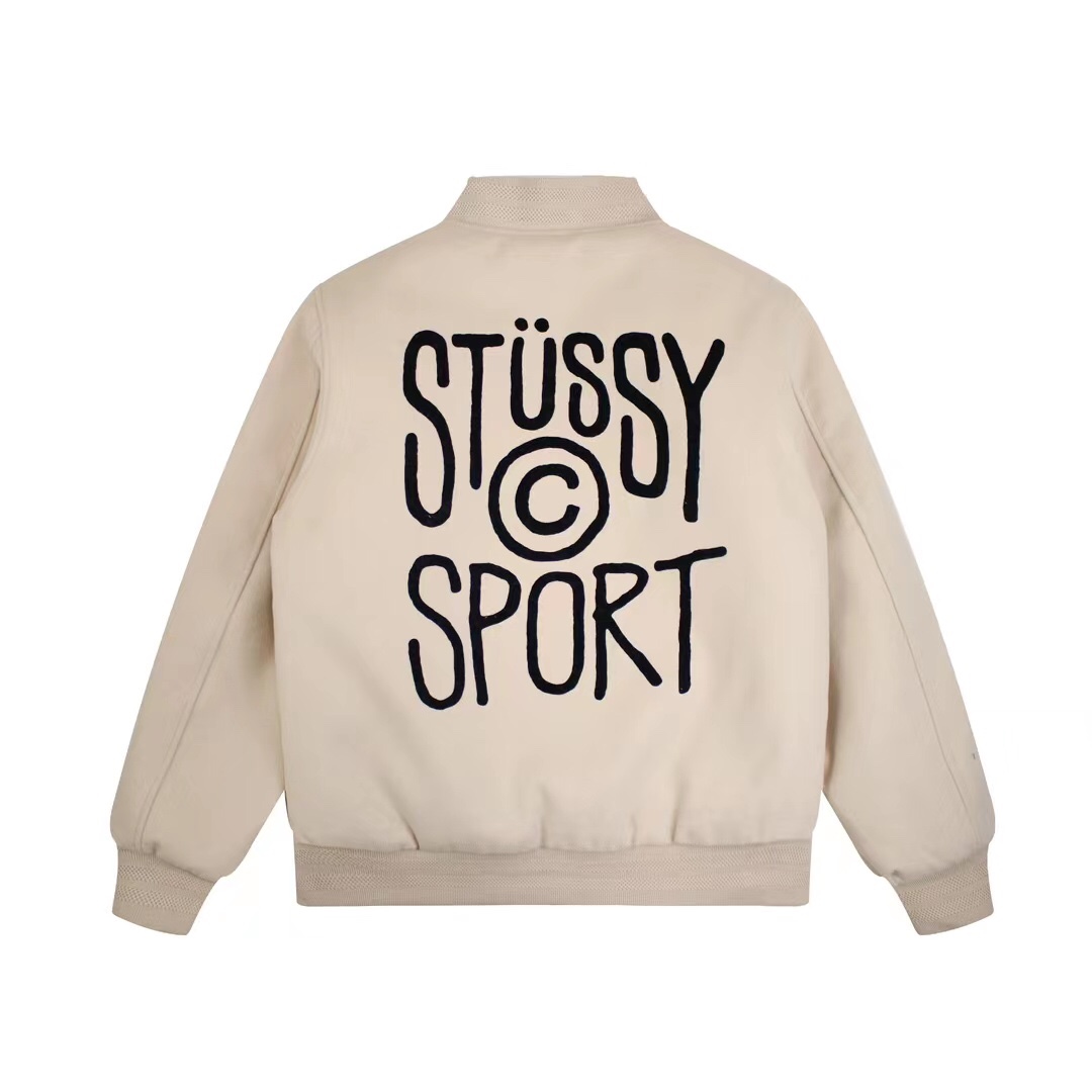Stussy FW24 Port Wool Varsity Jacket