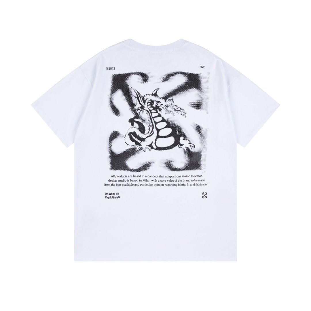 Off-White-Dragon Arrow T-Shirt