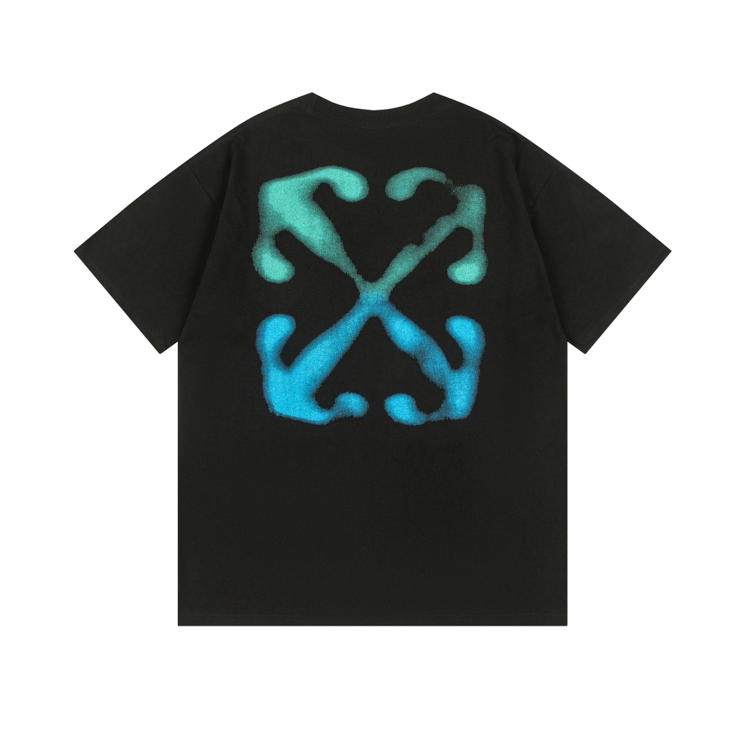 Off-White Green Blue Arrow T-Shirt
