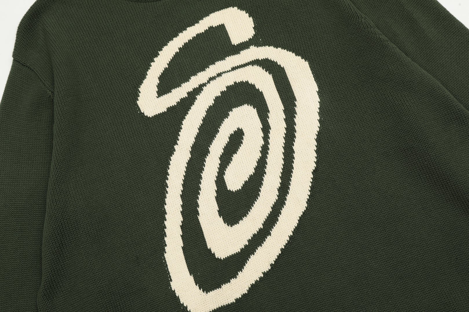 Stussy Hairy Plaid Cardigan Sweater