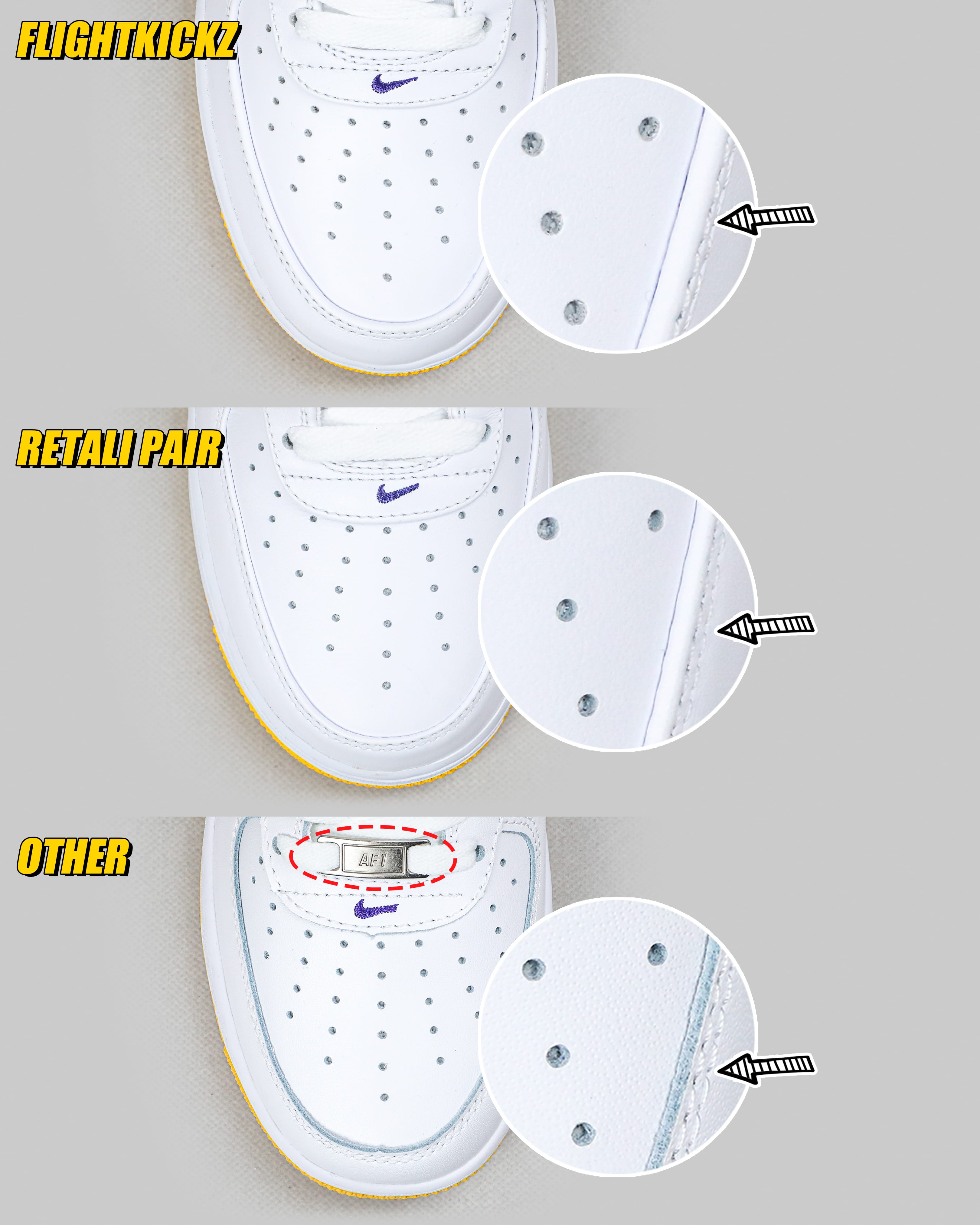 Nike Air Force 1 Low Retro QS Kobe Bryant Lakers Home（Ln5 A1）