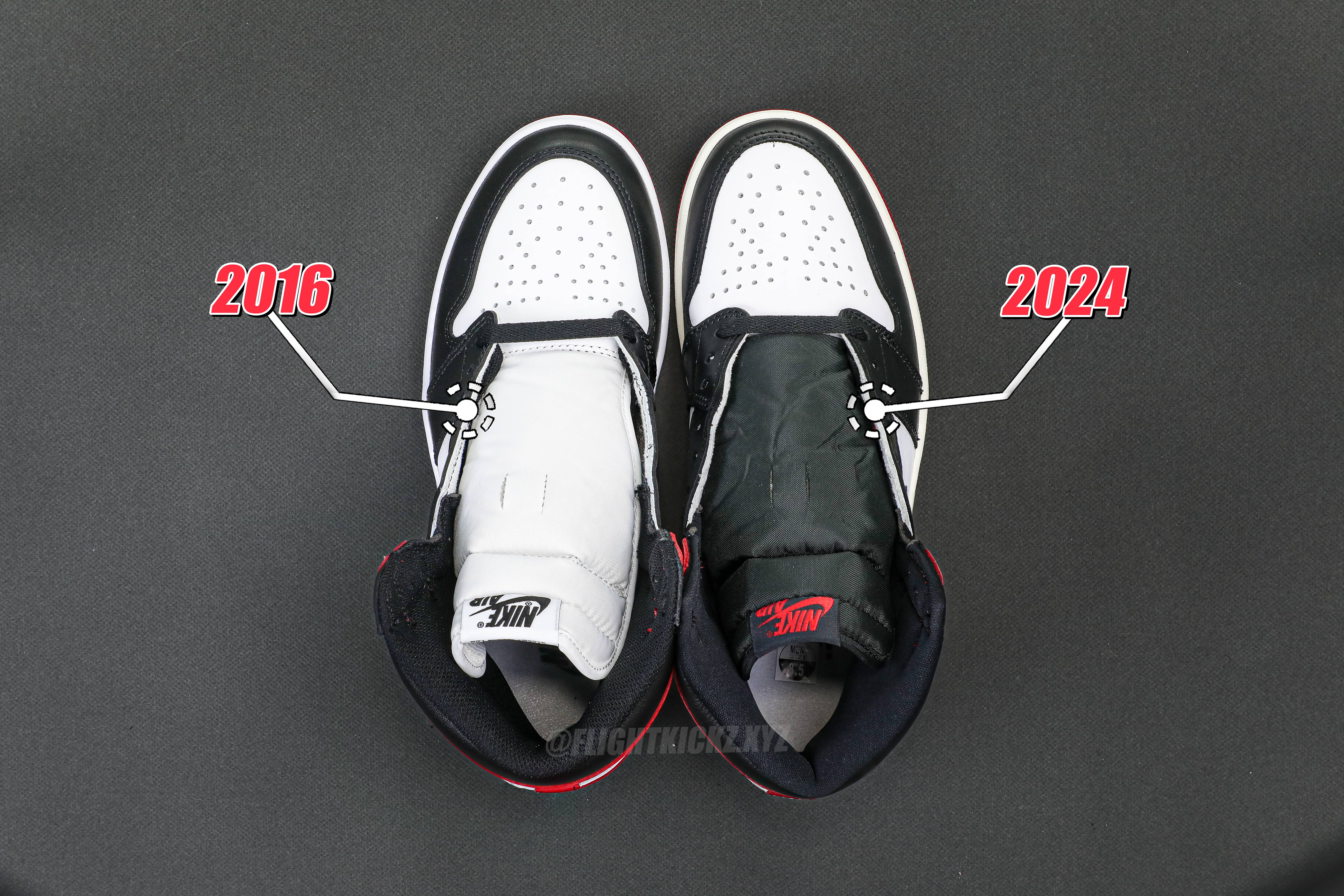 Air Jordan 1 Retro High OG Black Toe Reimagined (Ln5 A1)