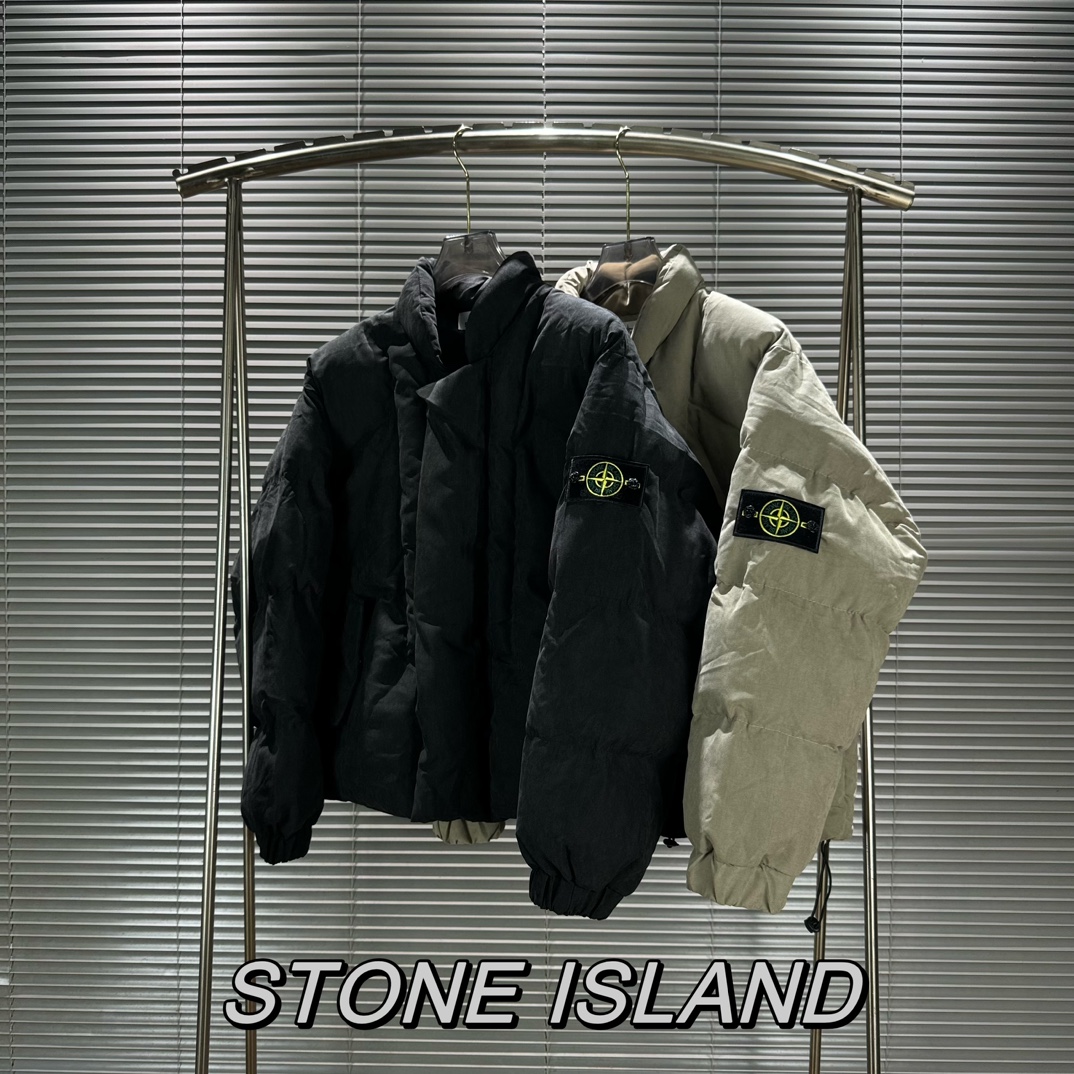 Stone 1sland Deconstructed silhouette short high street cotton jacket