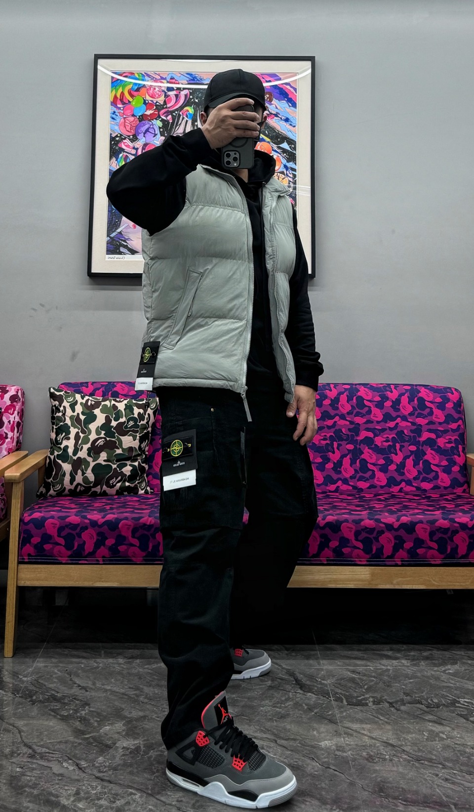 Stone Island Relaxed Fit Cargo Pants