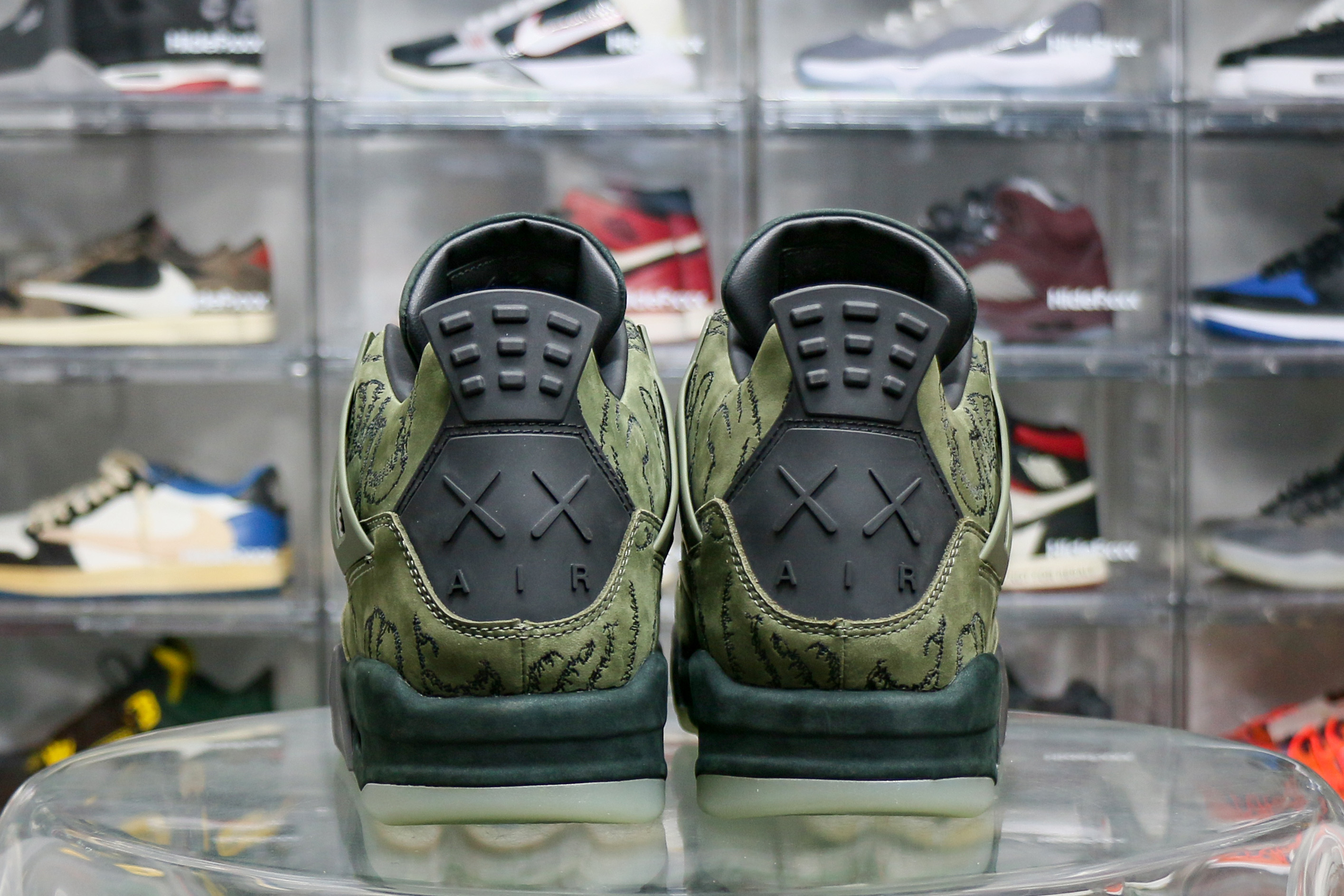 Kaws X Air Jordan 4 Retro Green Sample ( Ln5 A1 Batch)