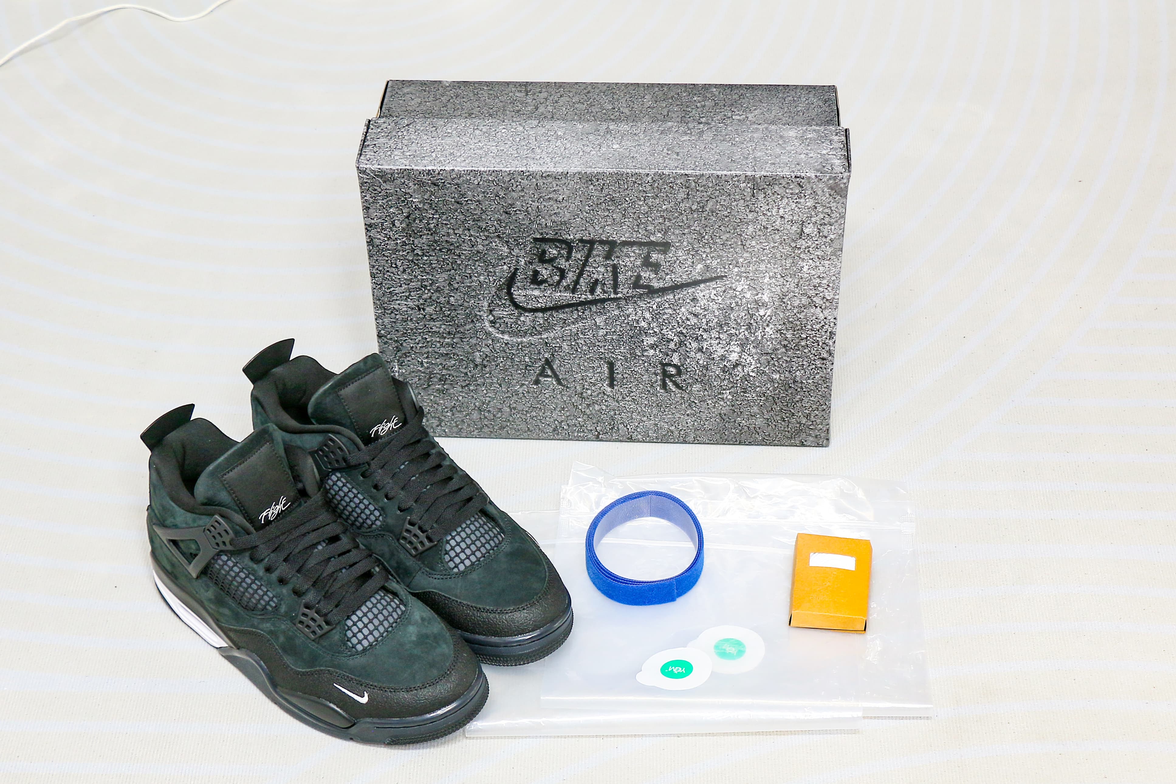 Nigel Sylvester X Jordan 4 Retro Brick By Brick Black