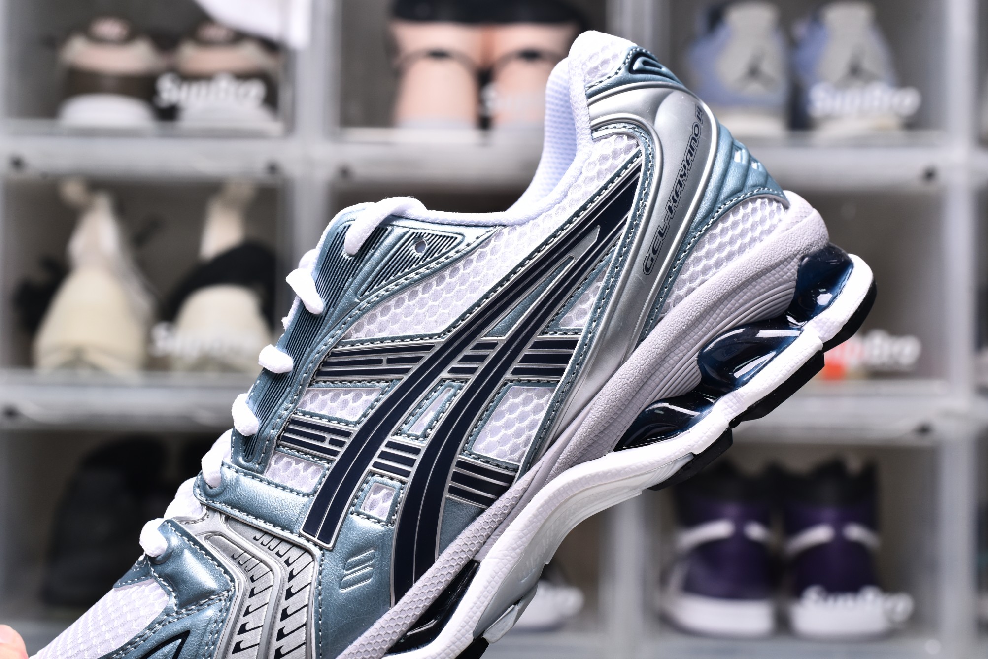 Gel Kayano 14 White Fjord Grey 2024