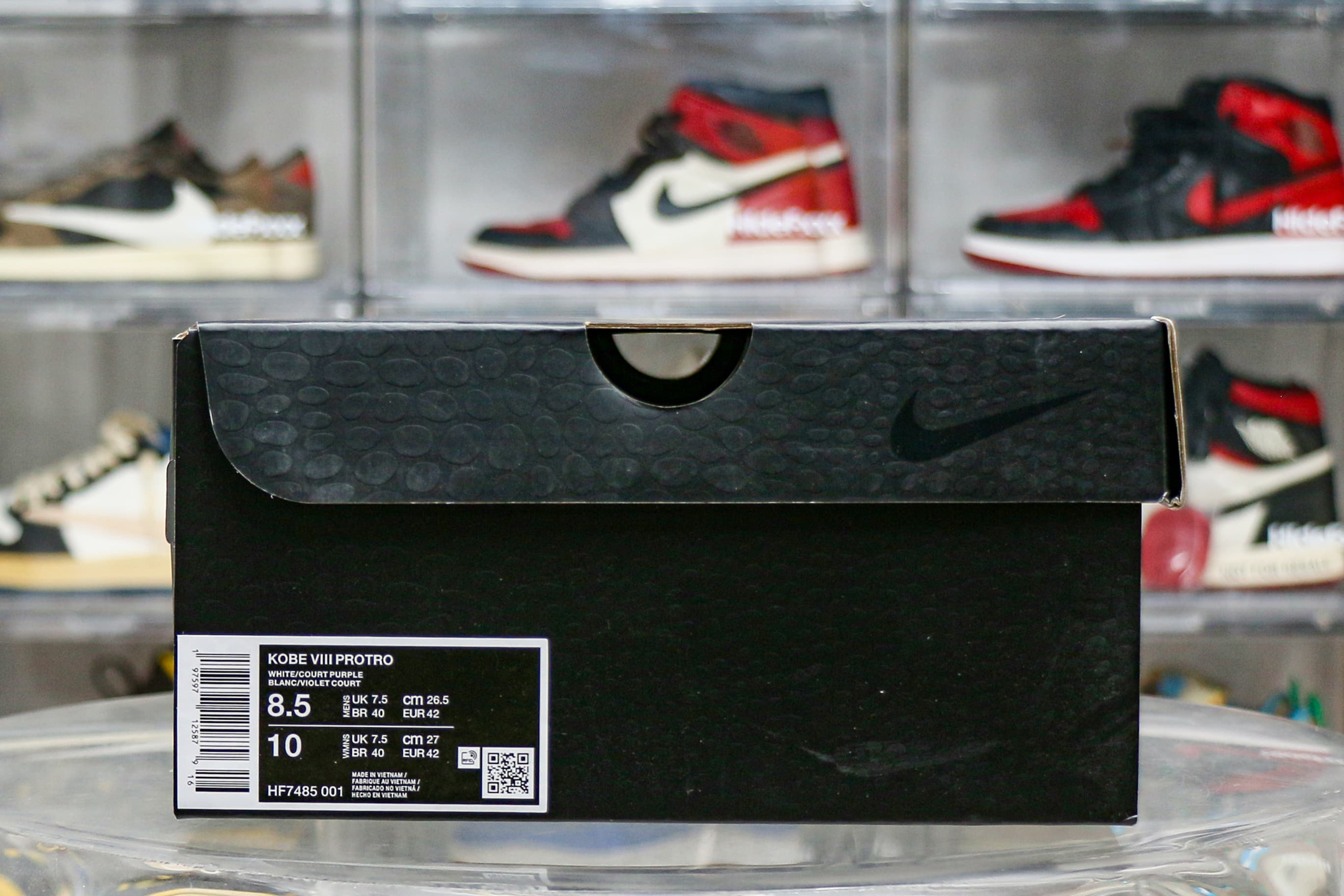 Nike Kobe 8 Protro “LSU White” PE (Ln5 A1)