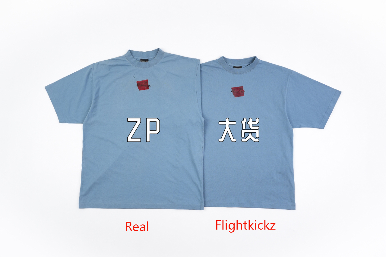 Balanciag@ Embroidery Adhesive Tee