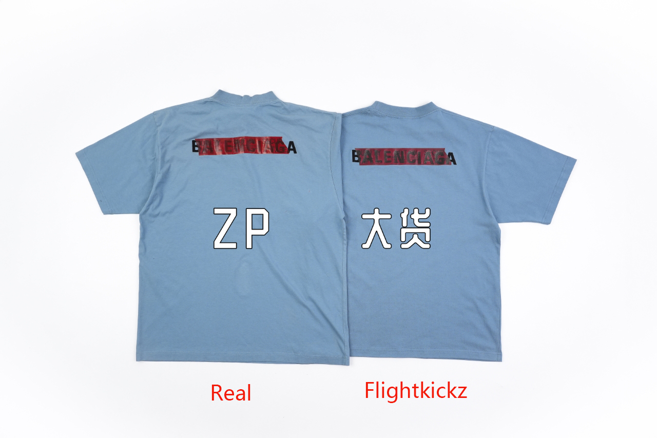 Balanciag@ Embroidery Adhesive Tee